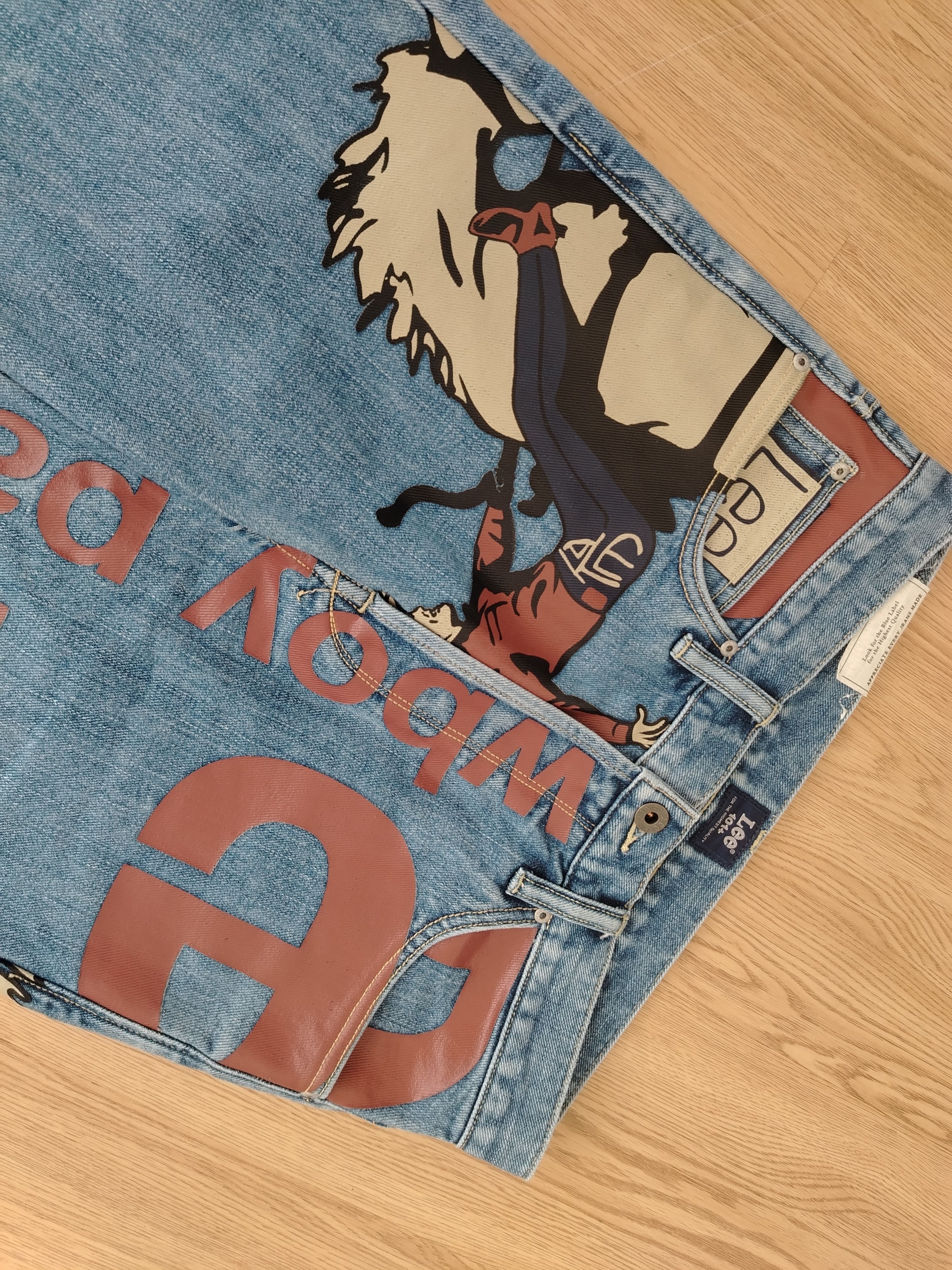 Lee × Vintage Lee Riders 101 Jeans Banner Vintage Limited Edition Size US 33 - 7 Thumbnail
