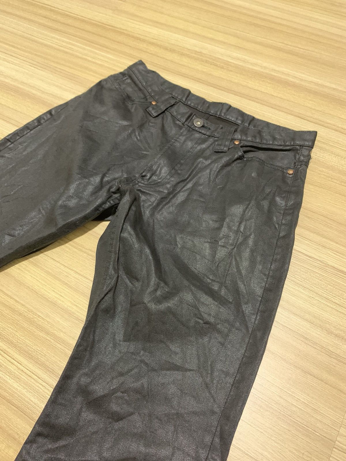 If Six Was Nine Flare Mens Tenoras Flare Jeans oil fabric made in japan Size US 28 / EU 44 - 2 Thumbnail
