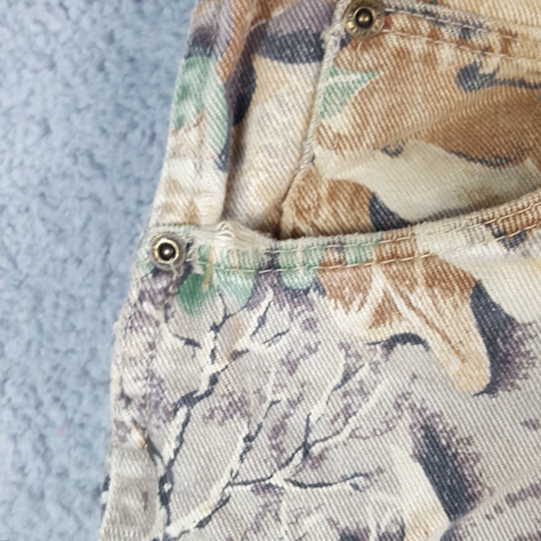 Wrangler VINTAGE Wrangler Pants Men 38x31 Camouflage Camo 90s Grunge Y2K Outdoor Hunting Casual Size US 38 / EU 54 - 4 Thumbnail
