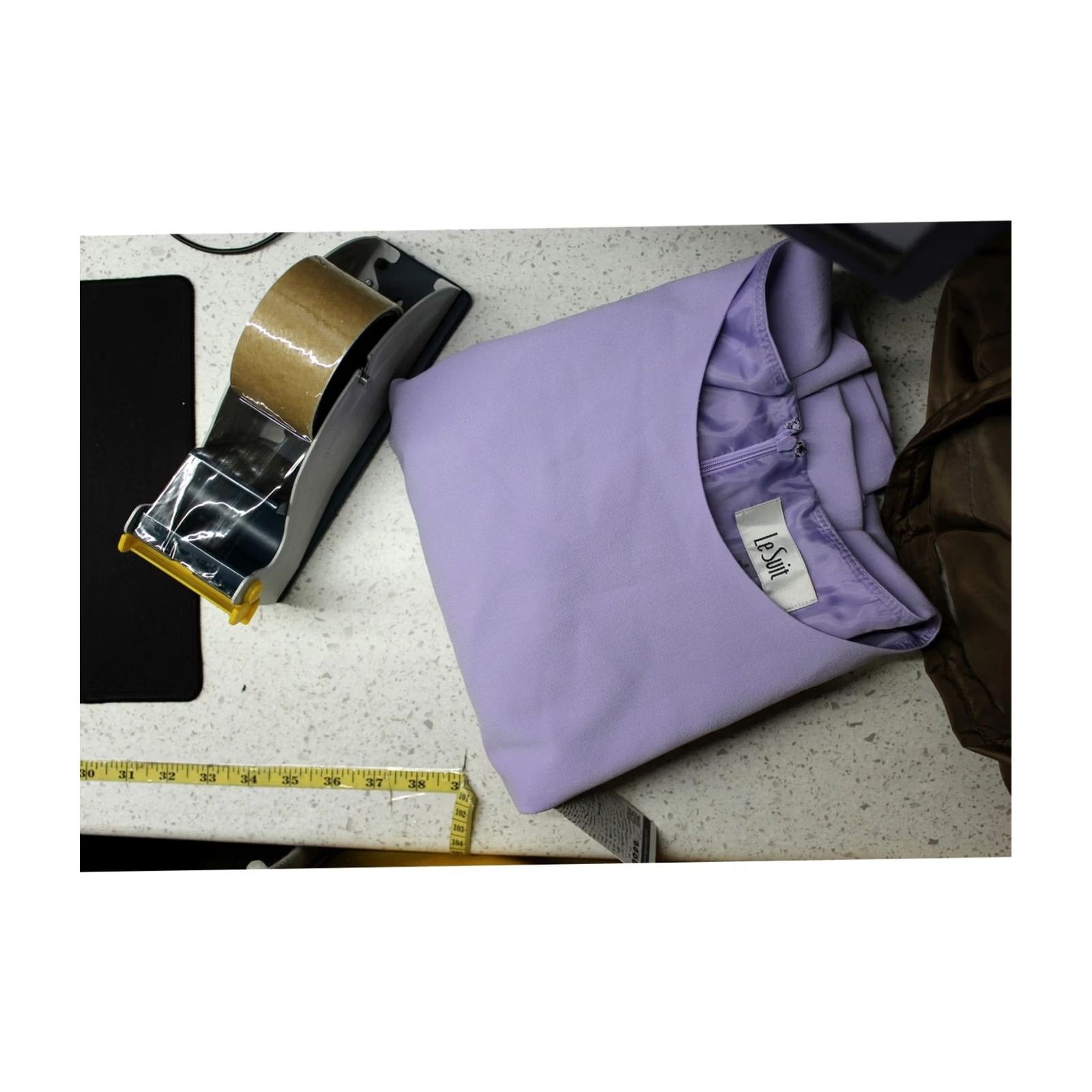 Vintage Le Suit Womens 2PC Sheath Dress Suit Purple Size 6 Size M / US 6-8 / IT 42-44 - 2 Thumbnail