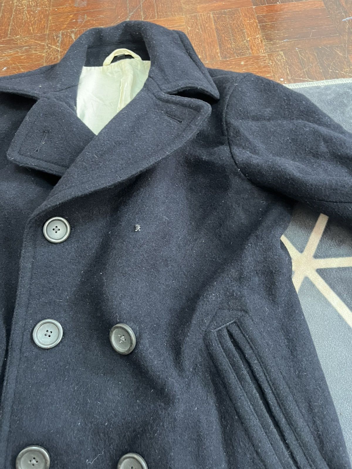 Vintage 💥Vintage 80s Unbranded Wool Jackets With Linen Lining Size M / US 6-8 / IT 42-44 - 8 Thumbnail