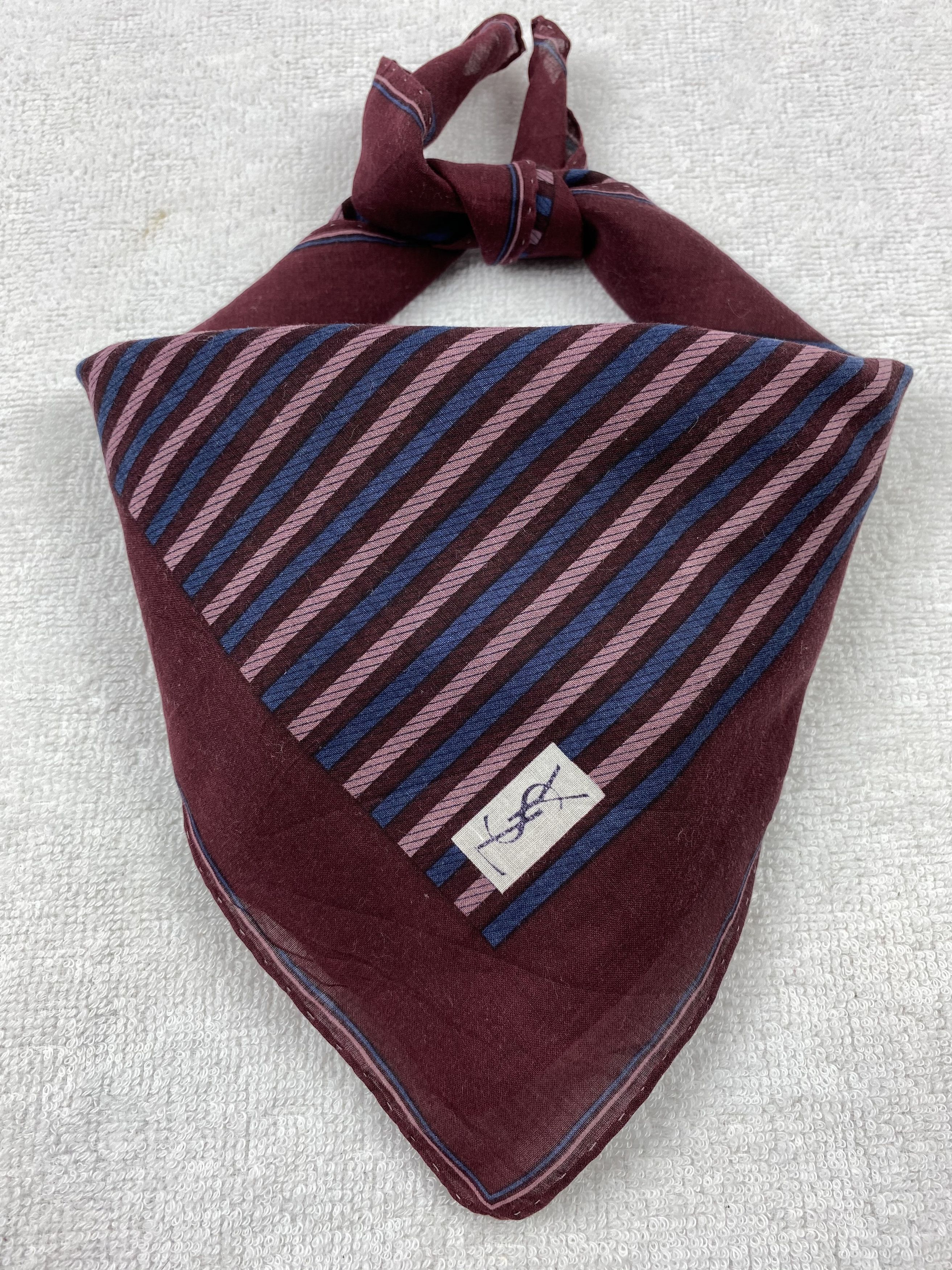 Yves Saint Laurent Yves Saint Laurent Handkerchief / Bandana / Neckerchief Size ONE SIZE - 2 Thumbnail