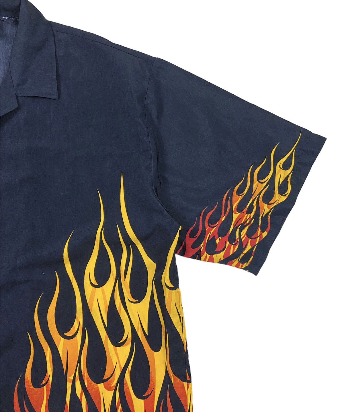 Vintage Vintage Y2K Southwest Flame Bowling Button Up Shirt Size US XXL / EU 58 / 5 - 3 Thumbnail