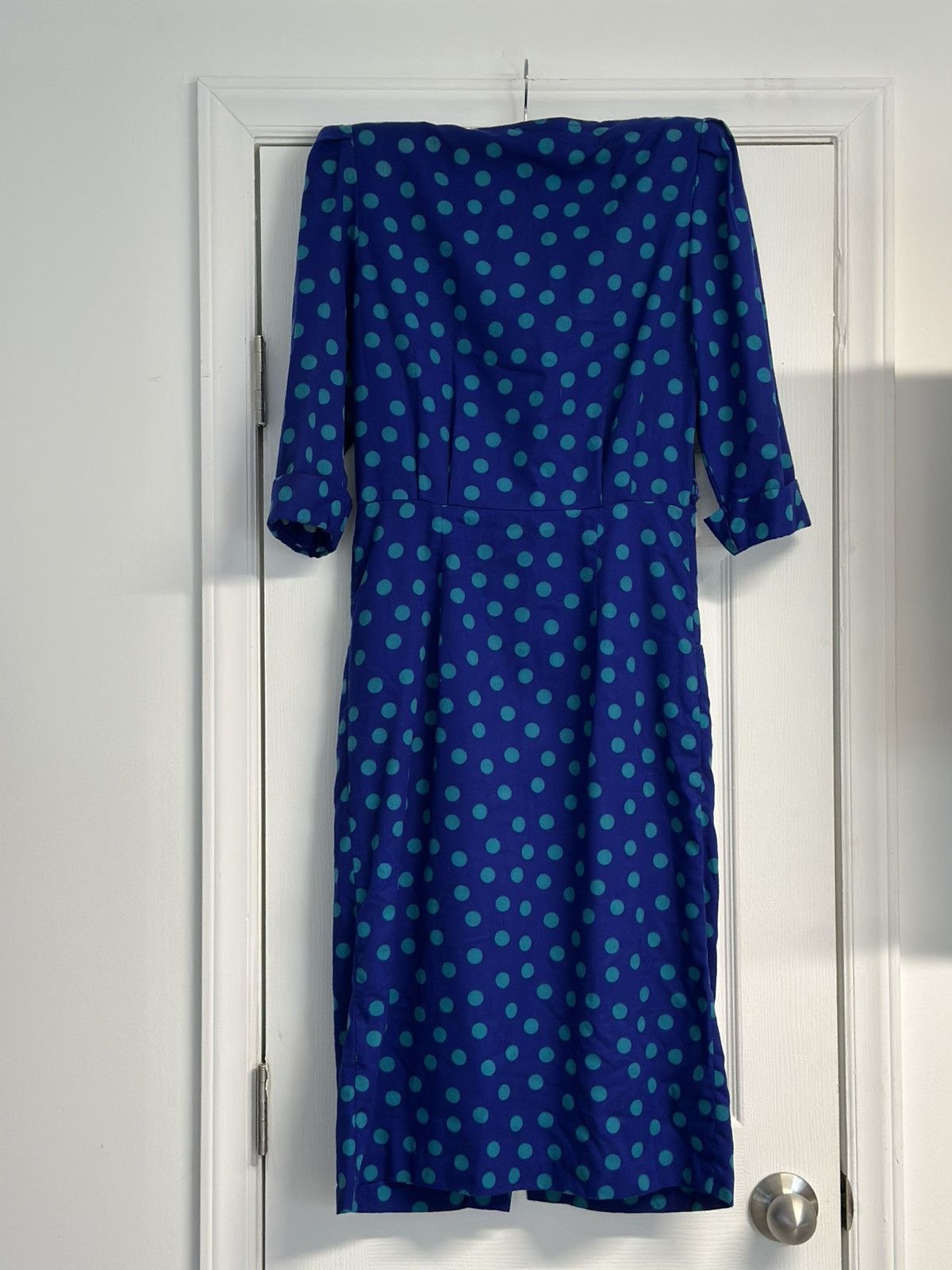 Other Vintage 1970s Polka Dot Dress! Size M / US 6-8 / IT 42-44 - 4 Thumbnail
