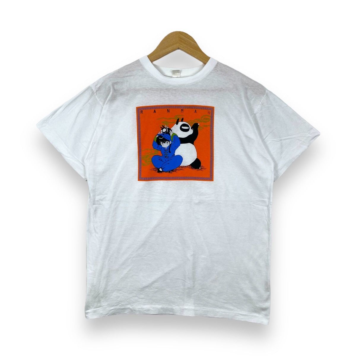 Anime Vintage 90's RANMA 1/2 Anime Manga Tee Shirt Large Size Size US L / EU 52-54 / 3 - 1 Thumbnail