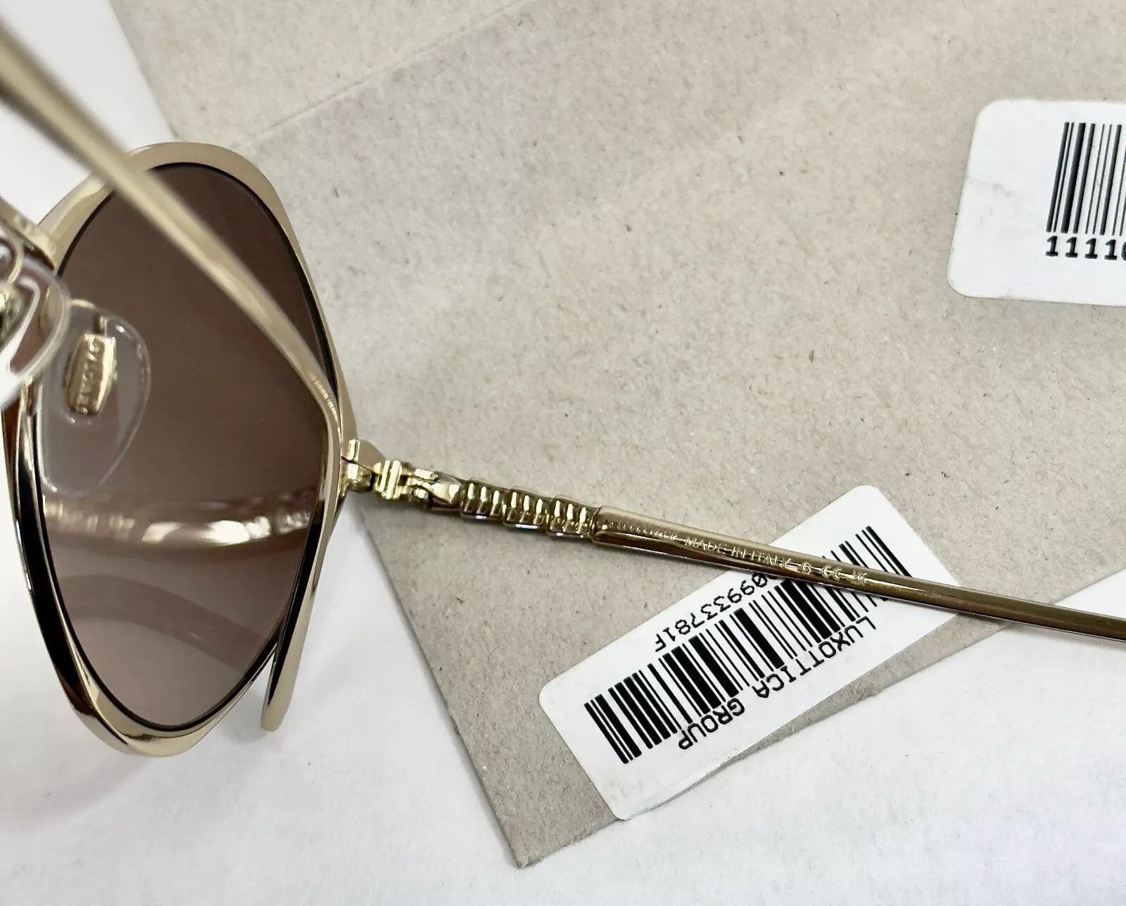 Bvlgari BVLGARI Le Gemme 6186 Brown Pale Gold Plated Round BV6186K Size ONE SIZE - 7 Thumbnail