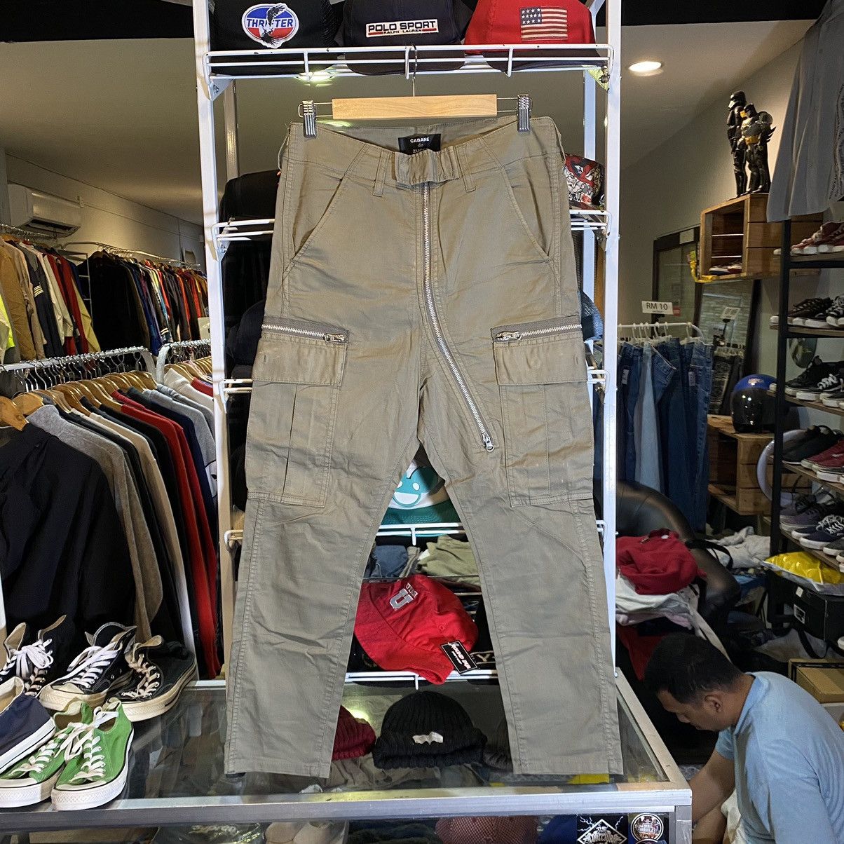 CABANE de ZUCCa × Issey Miyake × Japanese Brand Cabane de zucca Asymmetrical zipper fly Cargo Size US 30 / EU 46 - 1 Thumbnail