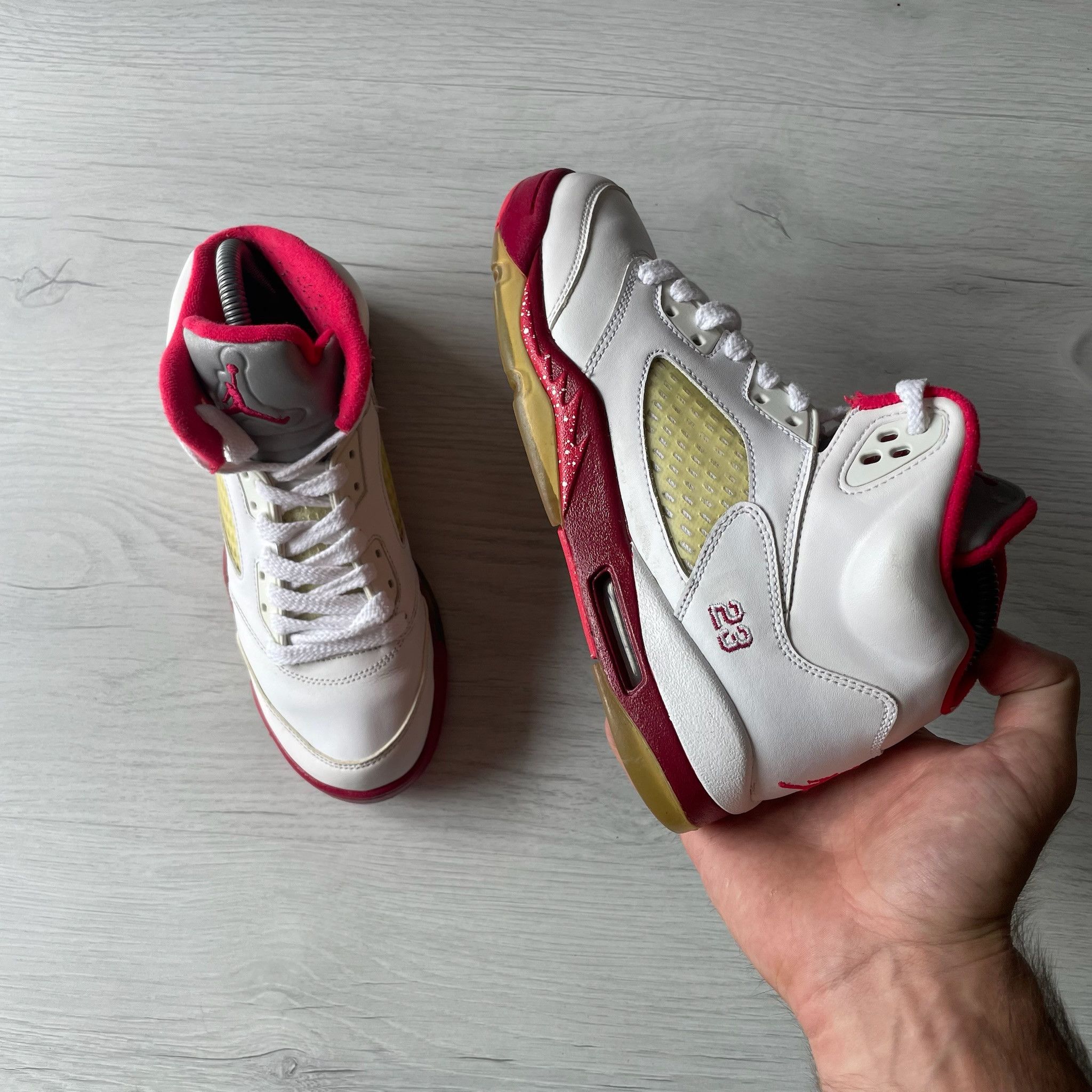 Jordan Brand × Nike Nike Air Jordan V 5 Scarlet Red Retro Size US 7 / IT 37 - 6 Thumbnail