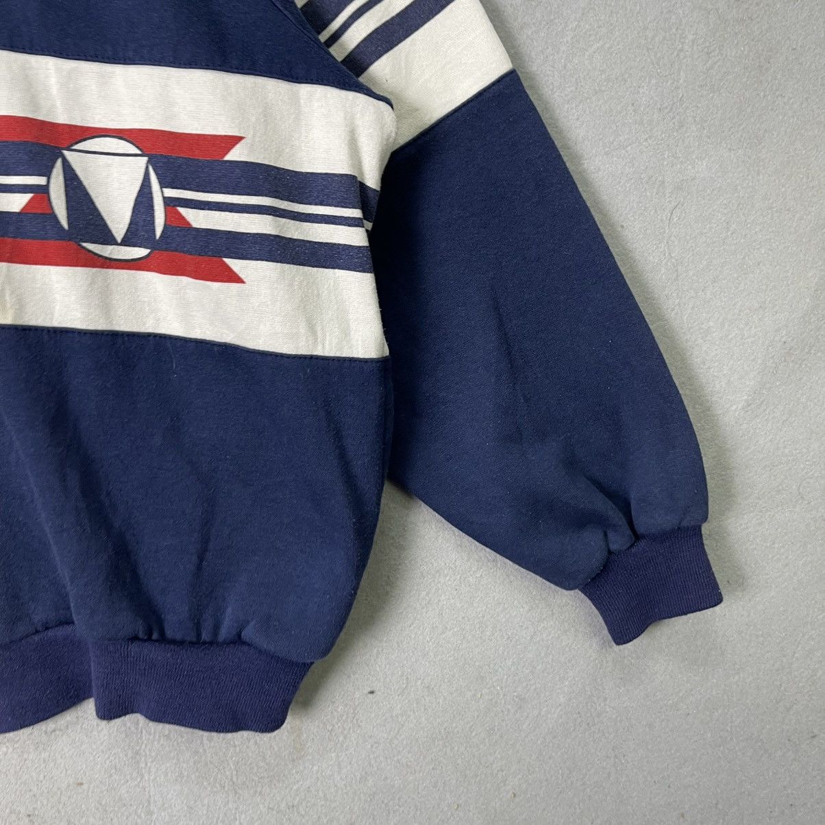 Nike Vintage Nike 90s Navy Stripe Logo Track Jacket Size US XL / EU 56 / 4 - 6 Thumbnail