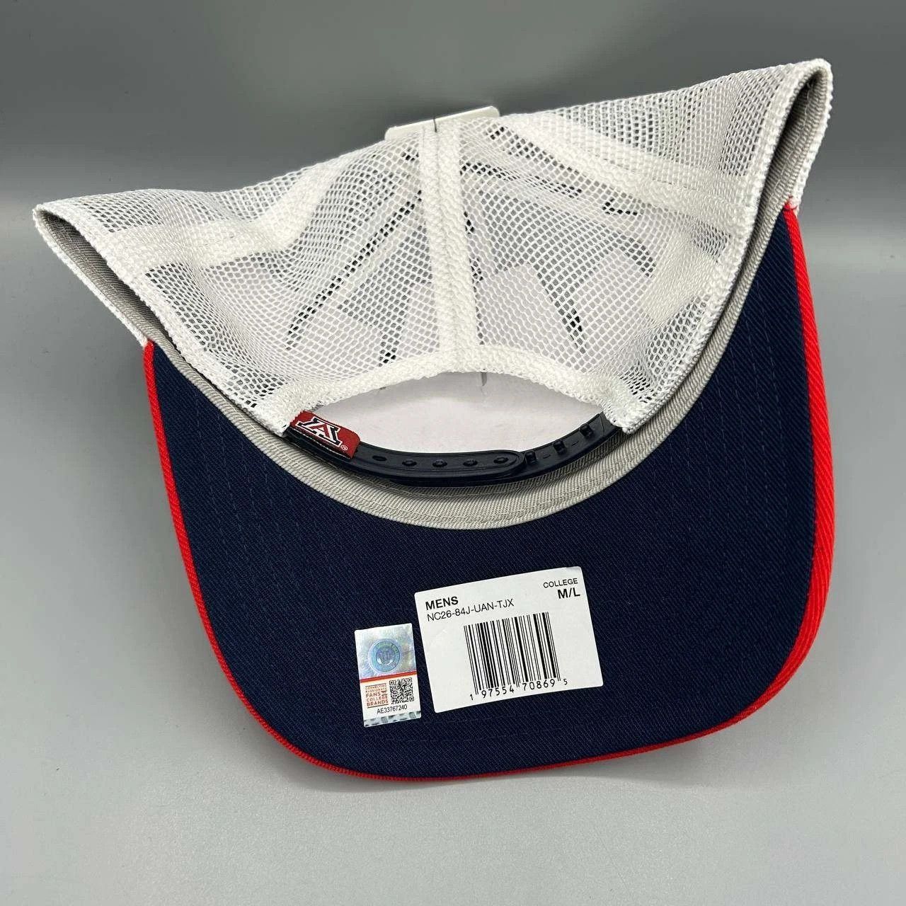 Nike Arizona Wildcats x Nike Rise Trucker Hat Men M-L Snap Back Size ONE SIZE - 4 Thumbnail