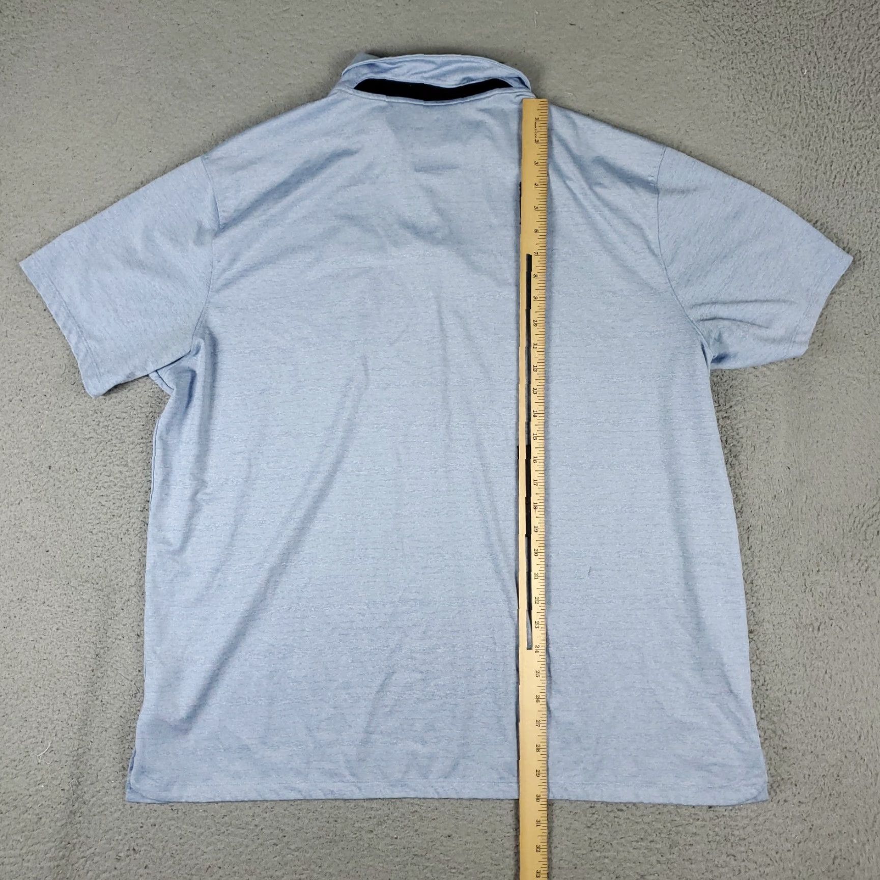 Nike Nike Polo Shirt Golf Mens 2XL Blue Dri-Fit Short Sleeve Casual Cap Collar Nike Golf Swoosh Mens Polo Size US XXL / EU 58 / 5 - 4 Thumbnail