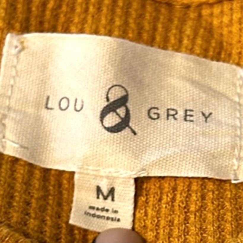 Lou & Grey Lou & Grey Womens Shirt Mustard Gold Crew Neck Short Sleeve Stretch M Size M / US 6-8 / IT 42-44 - 6 Thumbnail