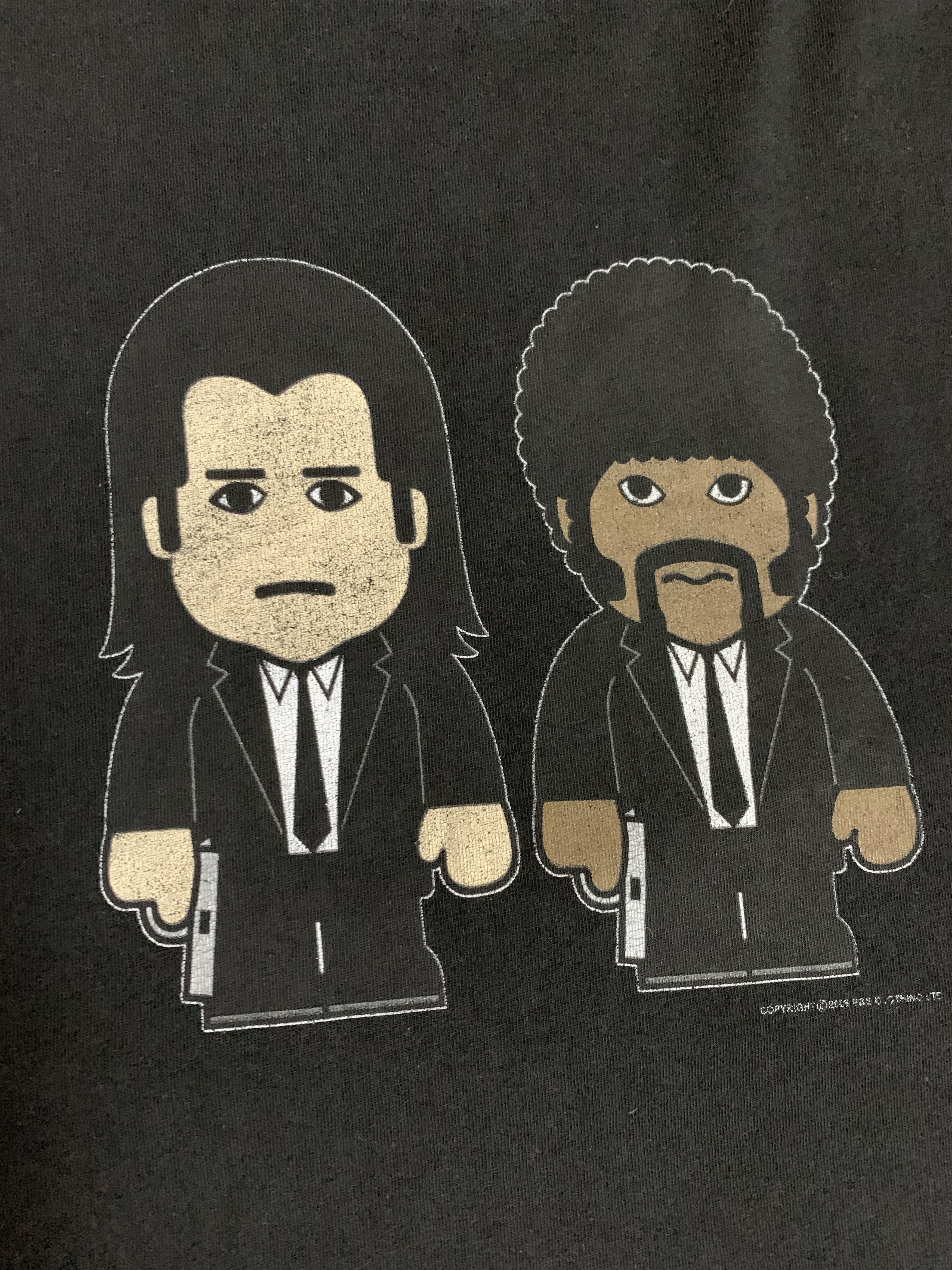 Vintage Pulp Fiction T Shirt Tee Distressed Baggy Y2K 90s Size US L / EU 52-54 / 3 - 2 Thumbnail