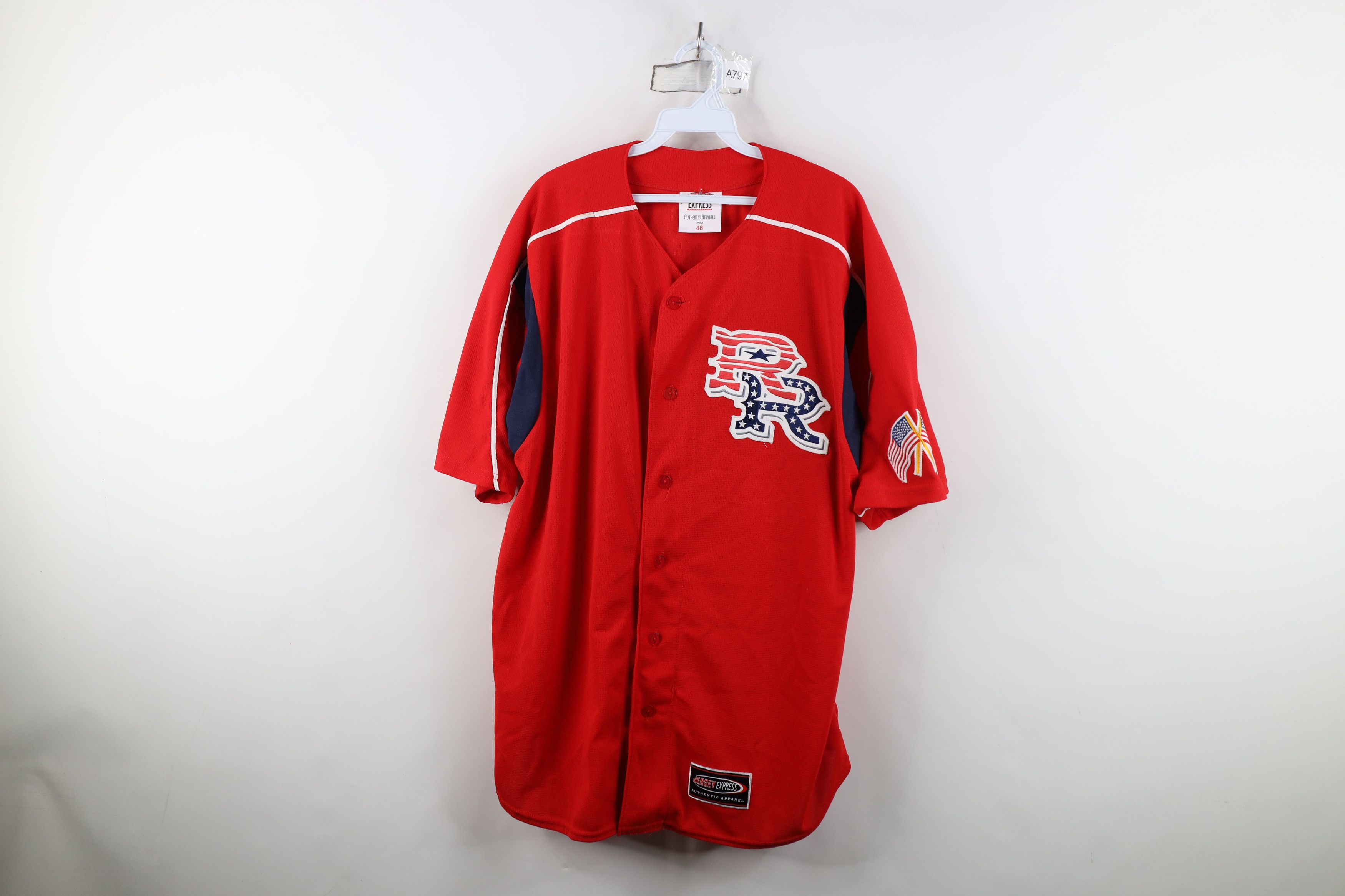 Vintage Minor League Baseball Round Rock Express Baseball Jersey Size US XXL / EU 58 / 5 - 1 Thumbnail