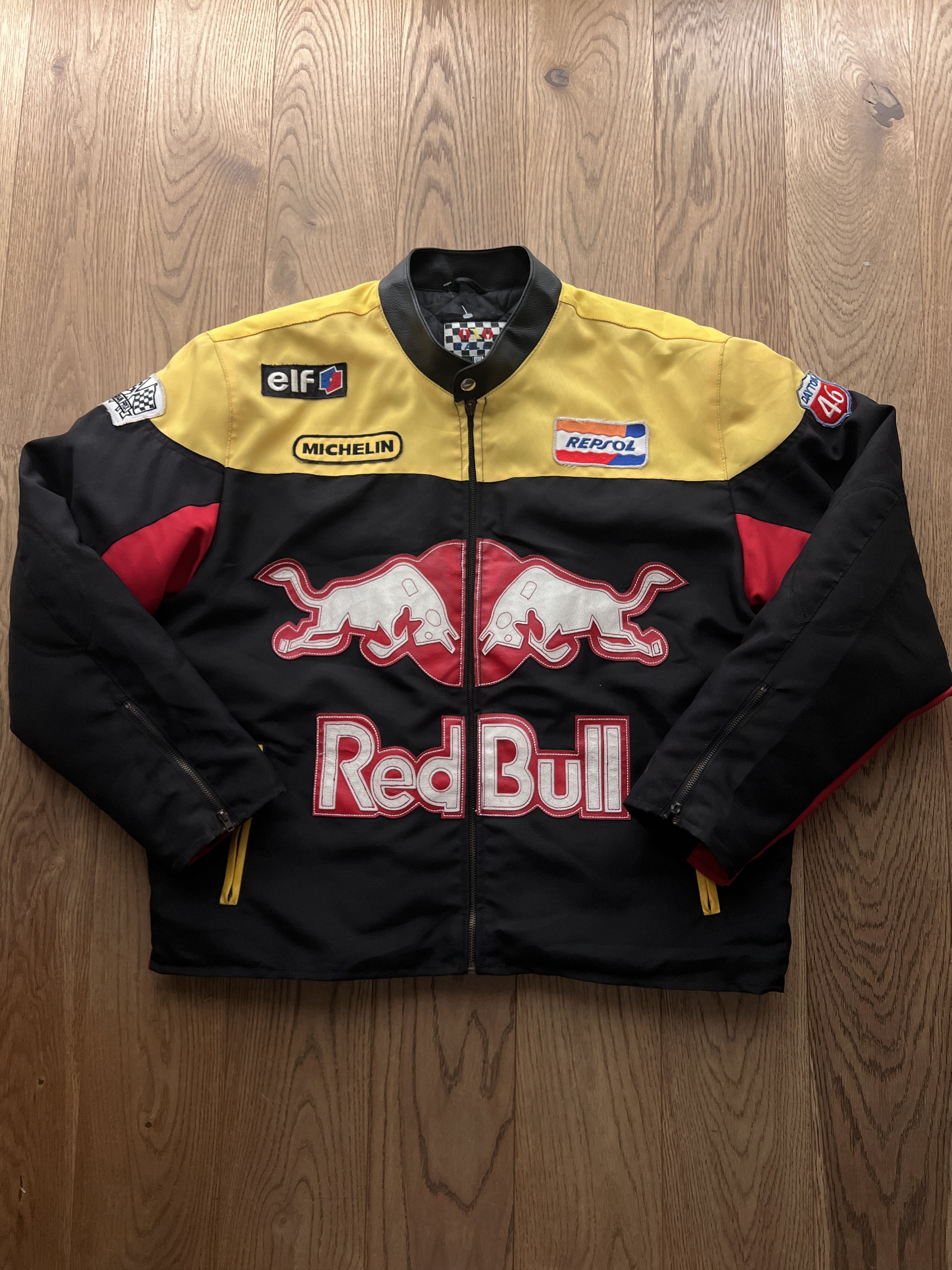 Red Bull Ducati ジャケット　古着　激レア Red Bull × Vintage RARE RED BULL DISTRESS BOMBER JACKET MARLBORO