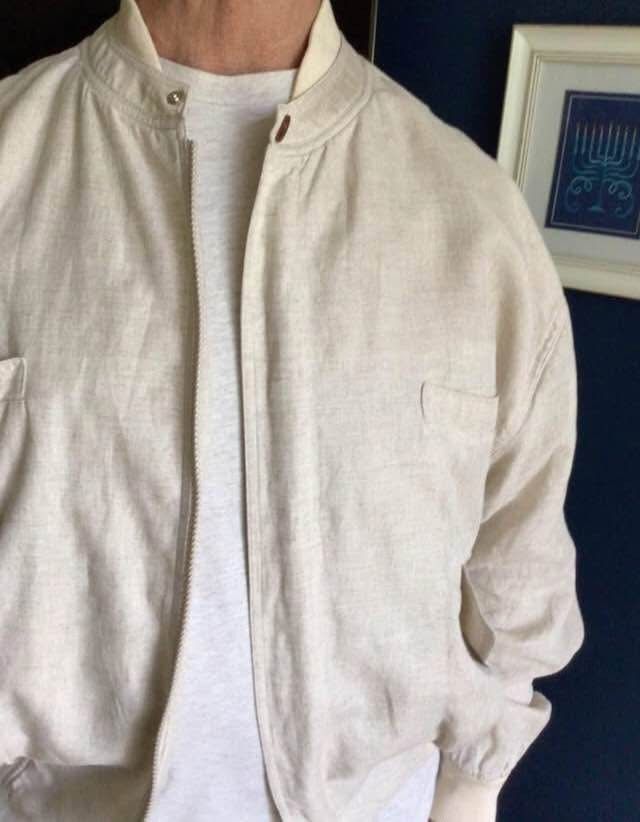 Gucci GUCCI Vintage linen bomber jacket. Size US L / EU 52-54 / 3 - 3 Thumbnail