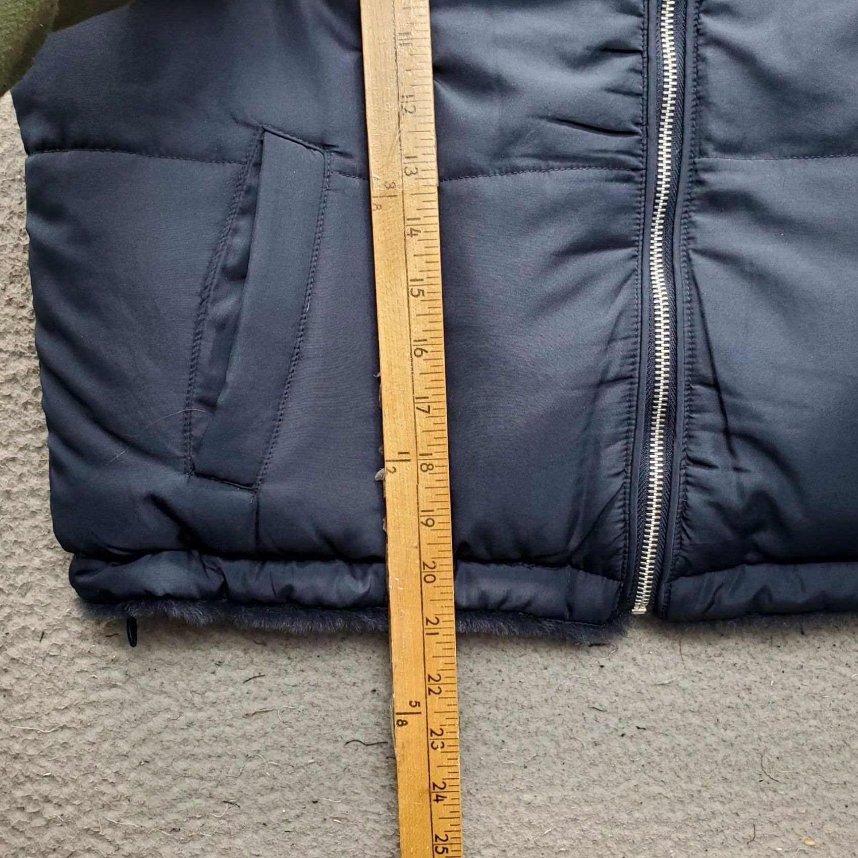 Vintage Sincerely Jules Reversible Puffer Vest Womens Size L Navy Quilted Zip Up Size L / US 10 / IT 46 - 3 Thumbnail
