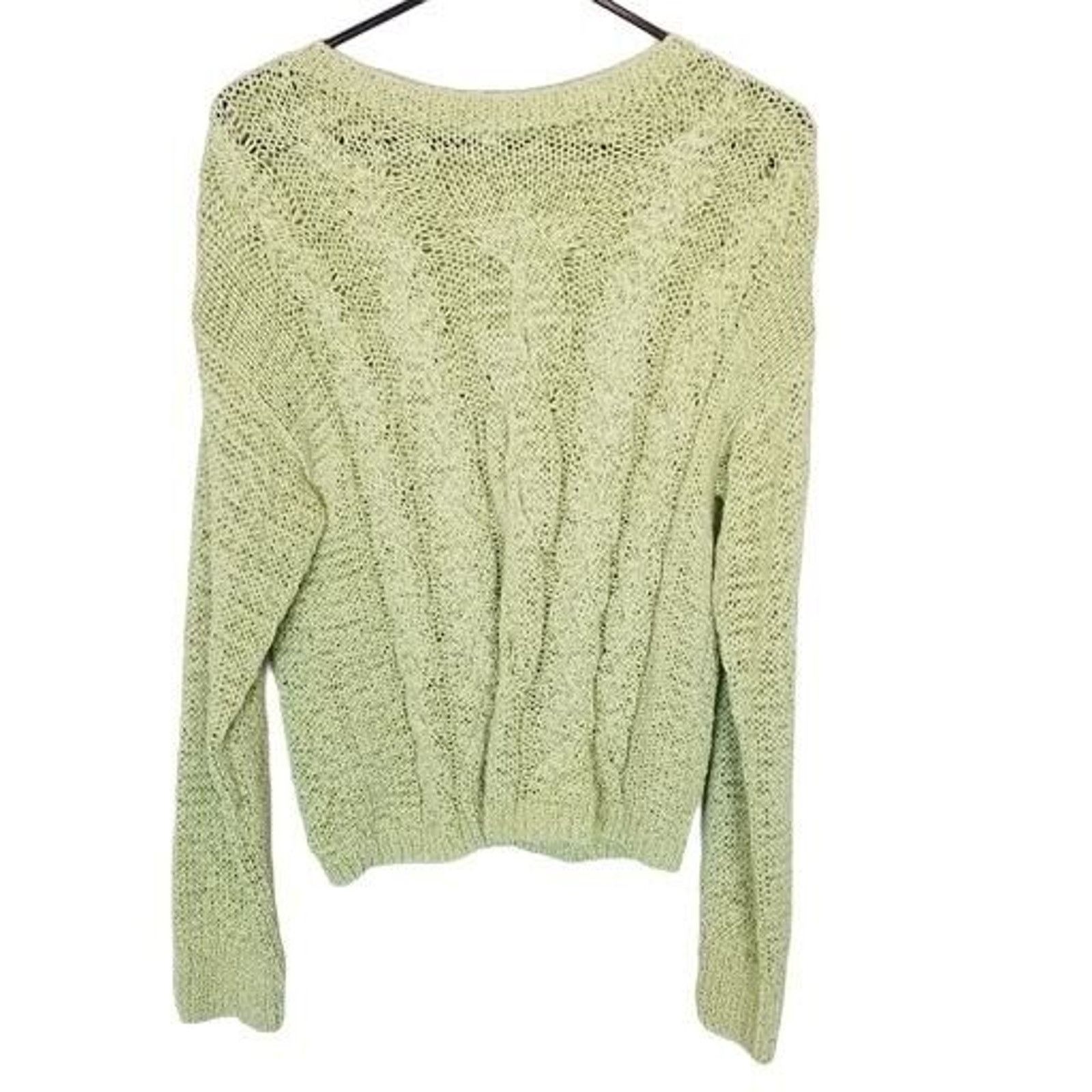Vince Vince Womens Cable Knit Sweater Preppy Classic Capsule Size L / US 10 / IT 46 - 2 Thumbnail