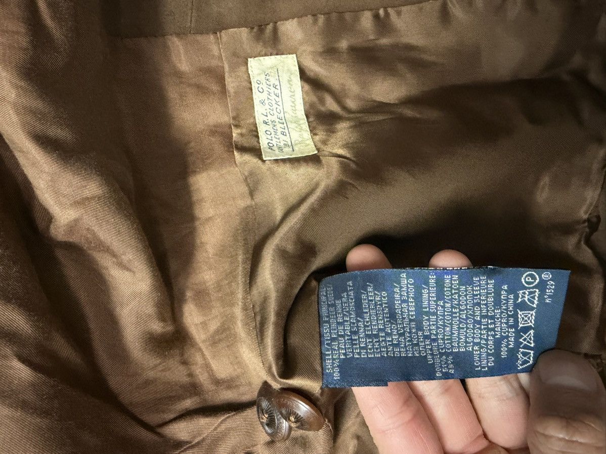 Polo Ralph Lauren Polo Ralph Laruen Indeer leather suede newsboy jscket RARE! Size US S / EU 44-46 / 1 - 5 Thumbnail
