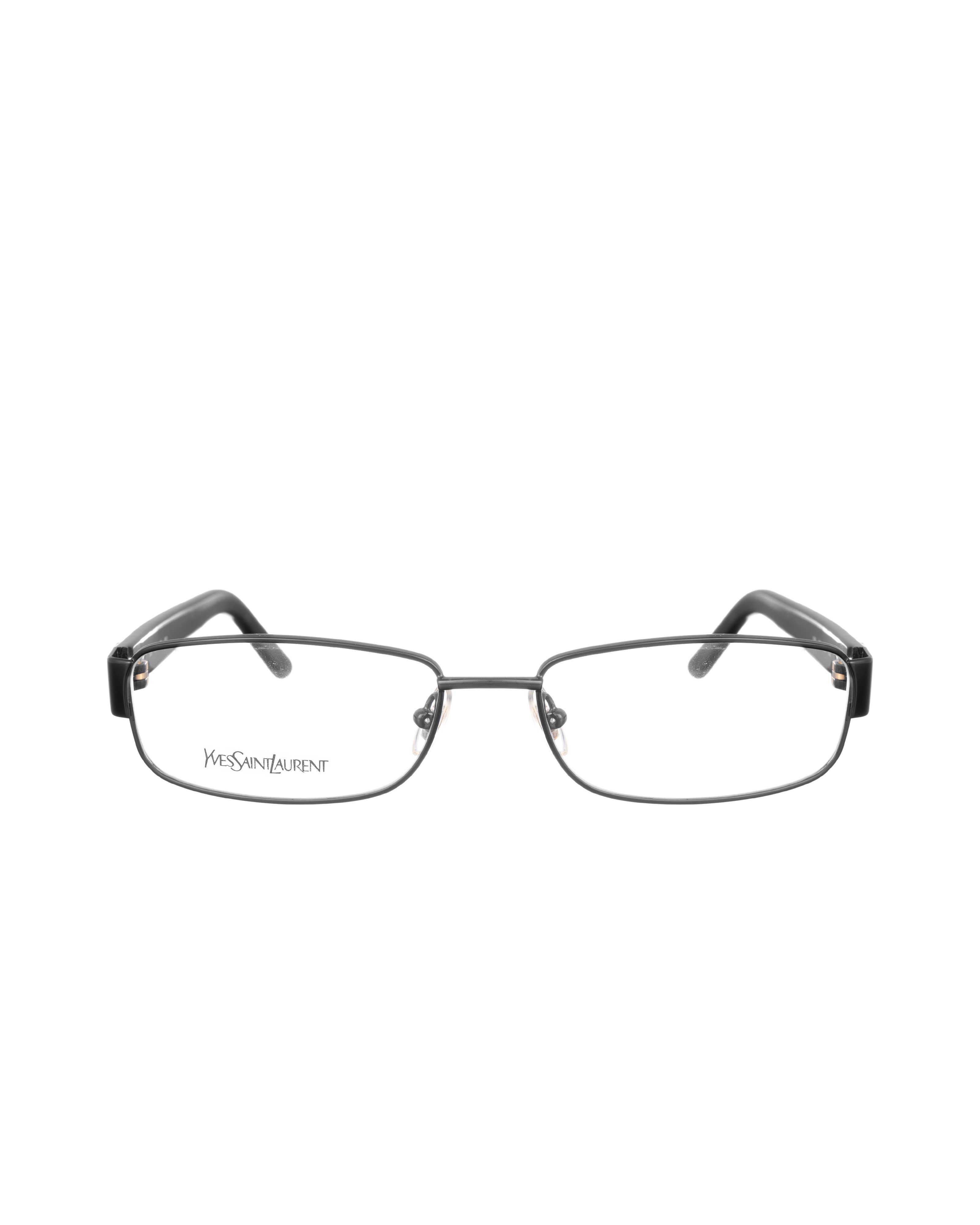 Saint Laurent Paris Yves Saint Laurent 00s Black Thin Rim Glasses Size ONE SIZE - 2 Thumbnail