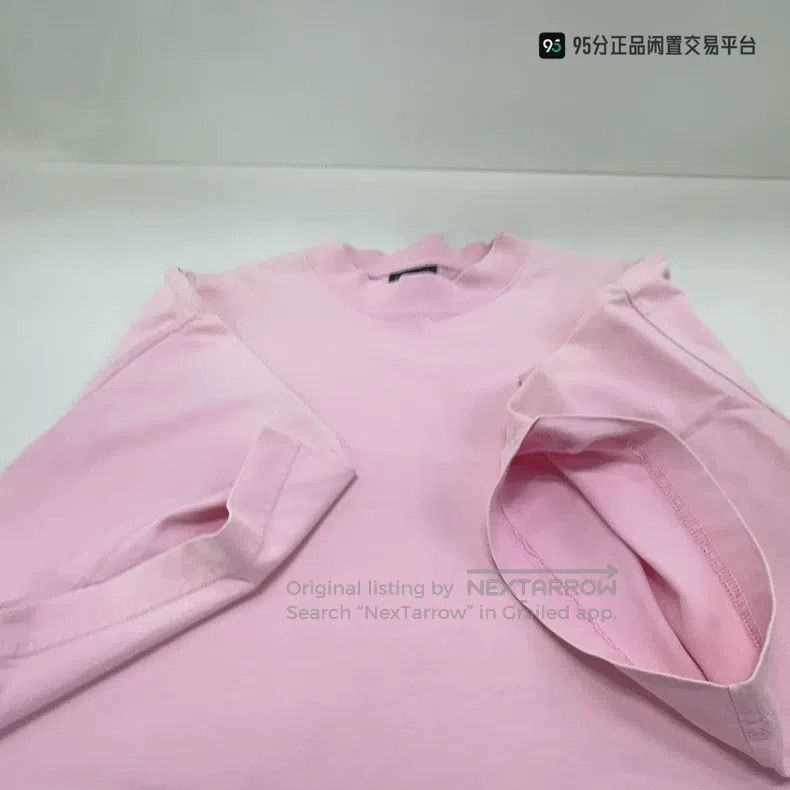 Balenciaga Balenciaga Solid color crystal round neck sweatshirt Size US XS / EU 42 / 0 - 7 Thumbnail