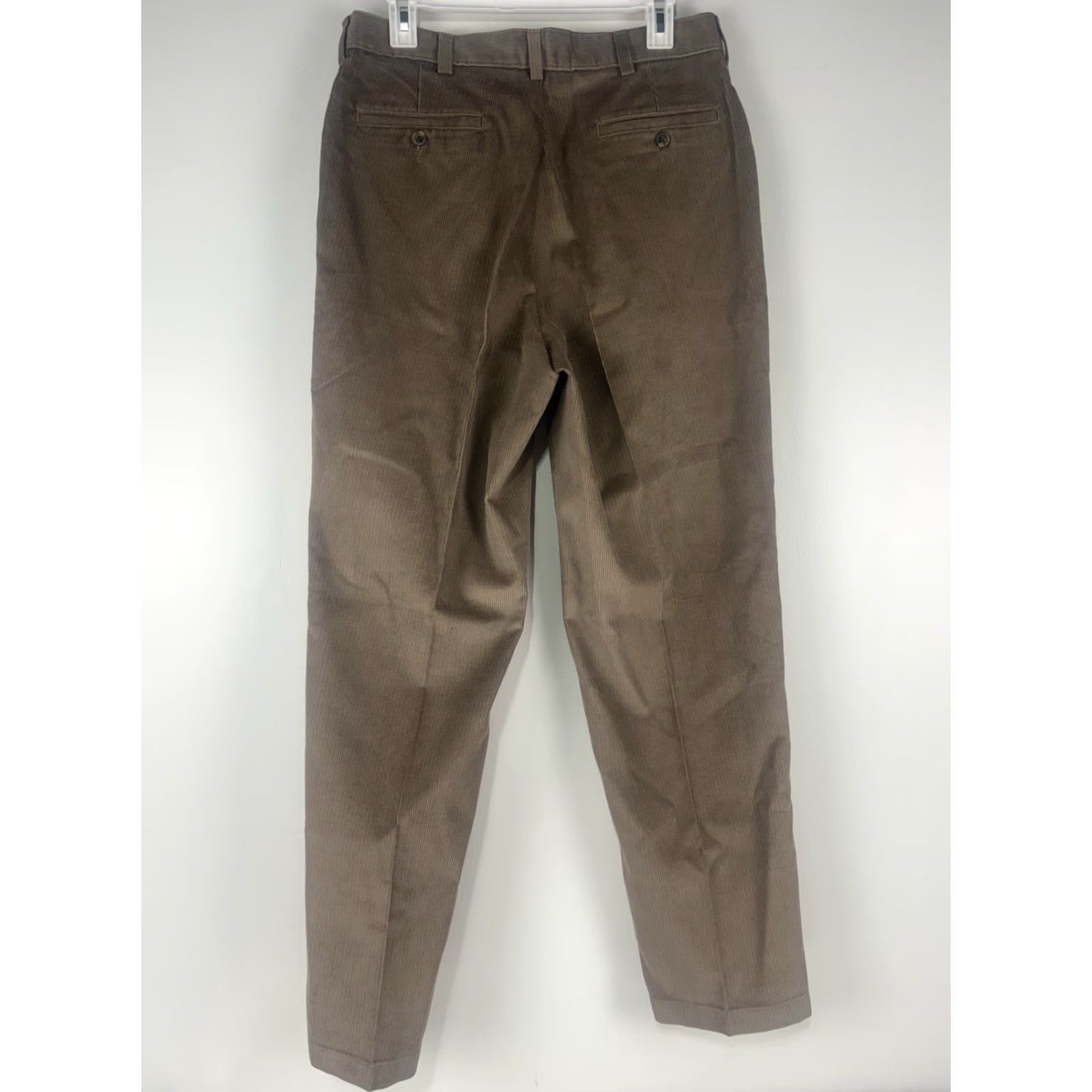 Roundtree & Yorke Roundtree Yorke Beige Corduroy Pants Men’s Size 34X32 Mexico Thread? Size US 34 / EU 50 - 4 Thumbnail