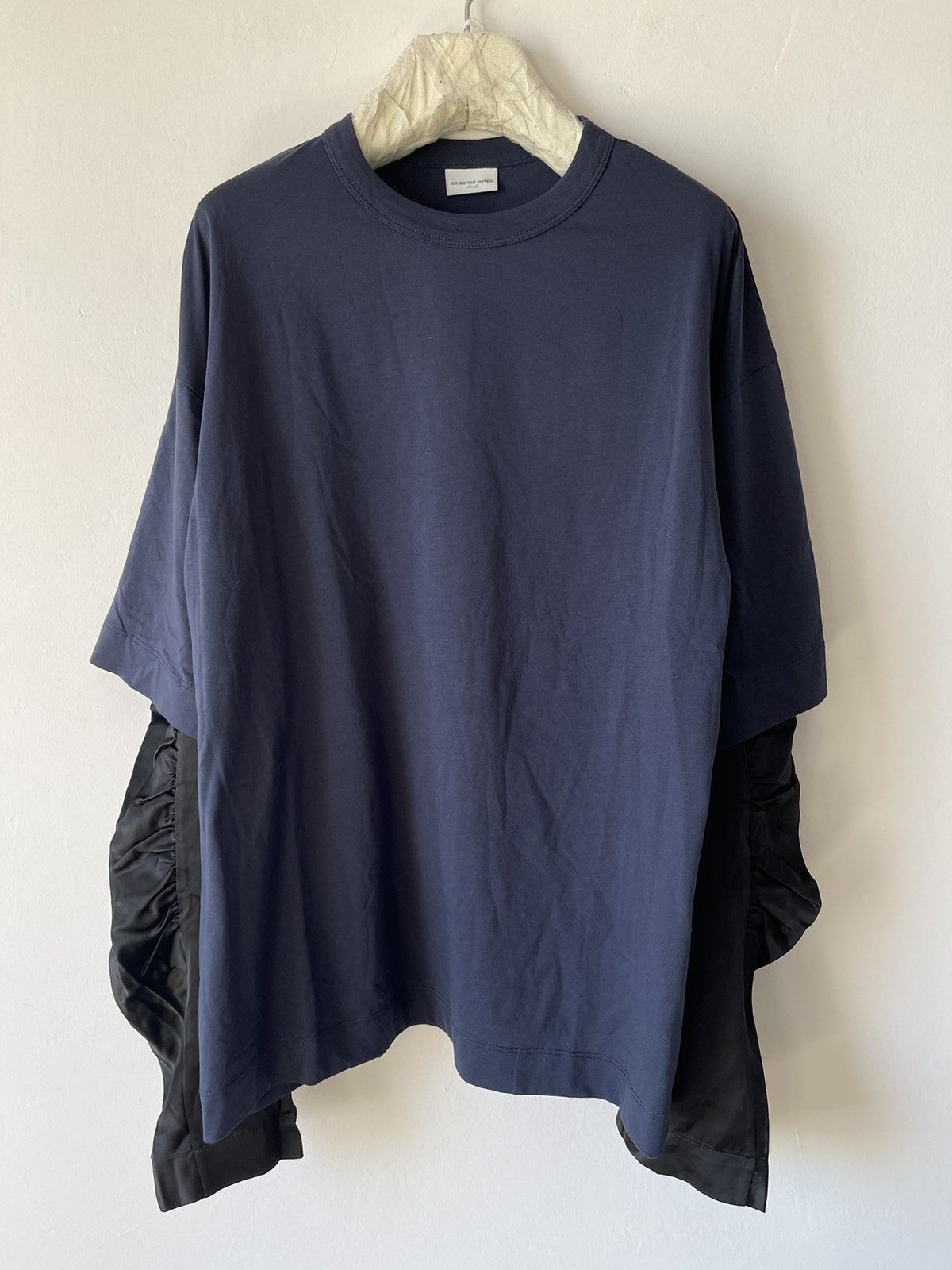 Dries Van Noten Navy Layered Long Sleeve T-Shirt Size US S / EU 44-46 / 1 - 2 Thumbnail
