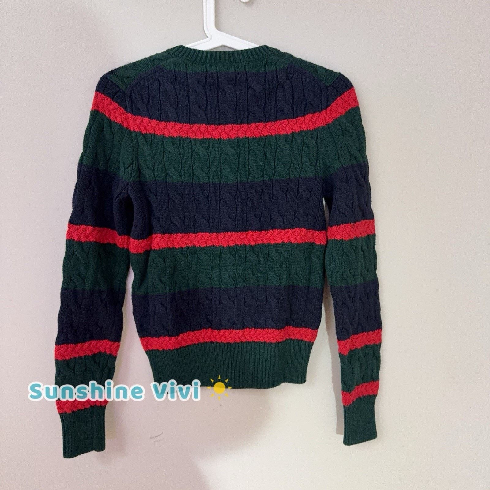 Ralph Lauren NEW Polo Ralph Lauren Women Cable Knit Cardigan Sweater Size XS / US 0-2 / IT 36-38 - 4 Thumbnail
