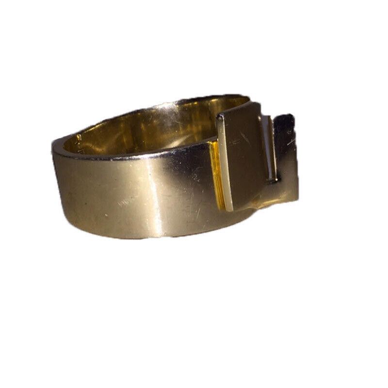 Lanvin Futuristic Lanvin Two Tone Clamper Bracelet Size ONE SIZE - 2 Thumbnail