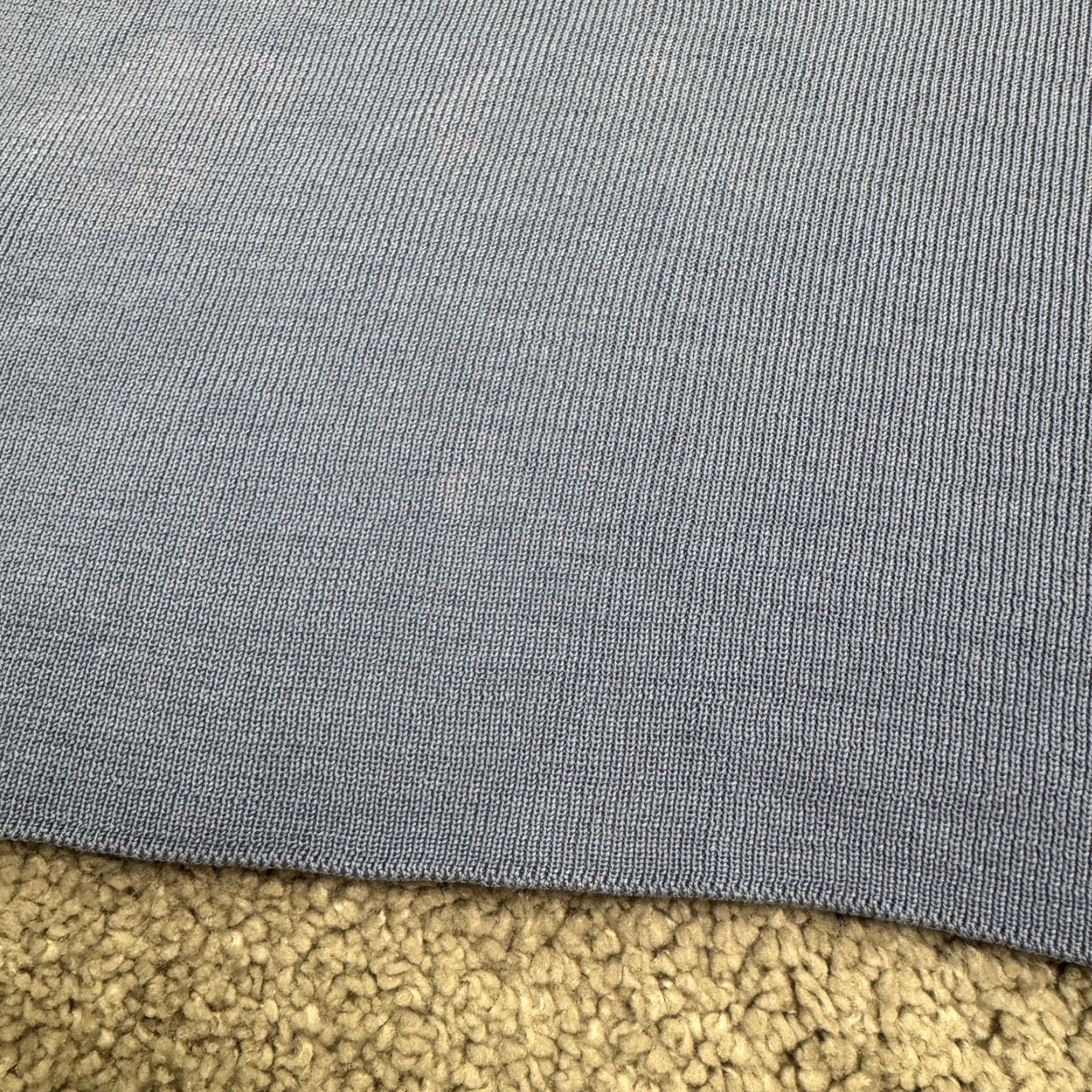 Polo Ralph Lauren VINTAGE Polo Ralph Lauren Polo Shirt Womens Medium Blue Knit Cotton Silk 90s Preppy Retro Casual Shirt Size M / US 6-8 / IT 42-44 - 6 Thumbnail