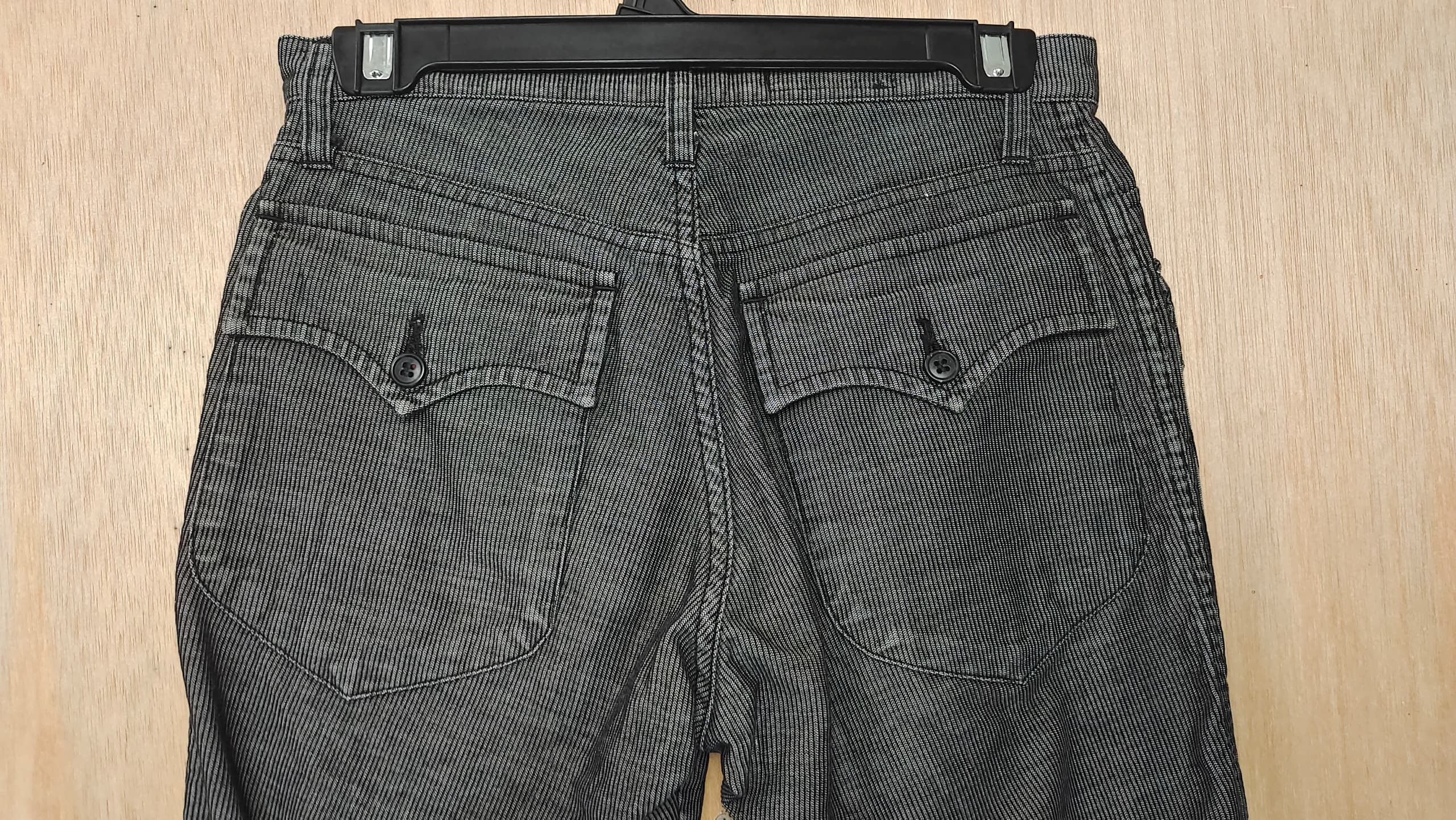 Issey Miyake RARE ZUCCA BUTTON FLAP POCKET BROWN CORDUROY JEANS Size 29" - 4 Thumbnail