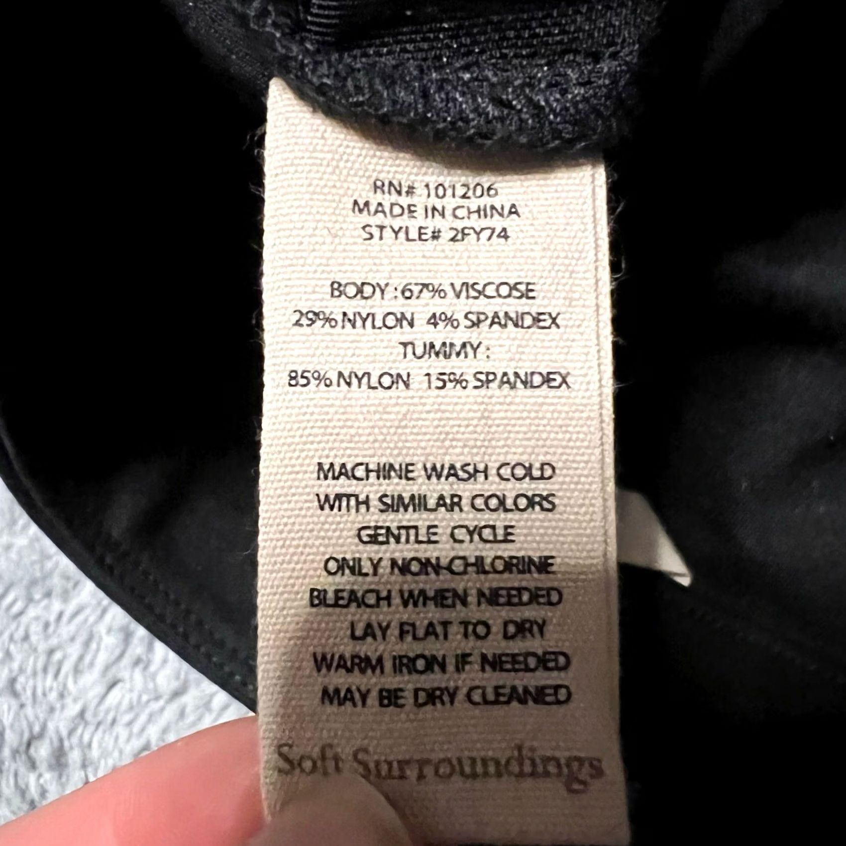 Soft Surroundings Soft Surroundings Pants Womens S Black Elastic Waistband Ponte Legging Size 28" / US 6 / IT 42 - 6 Thumbnail