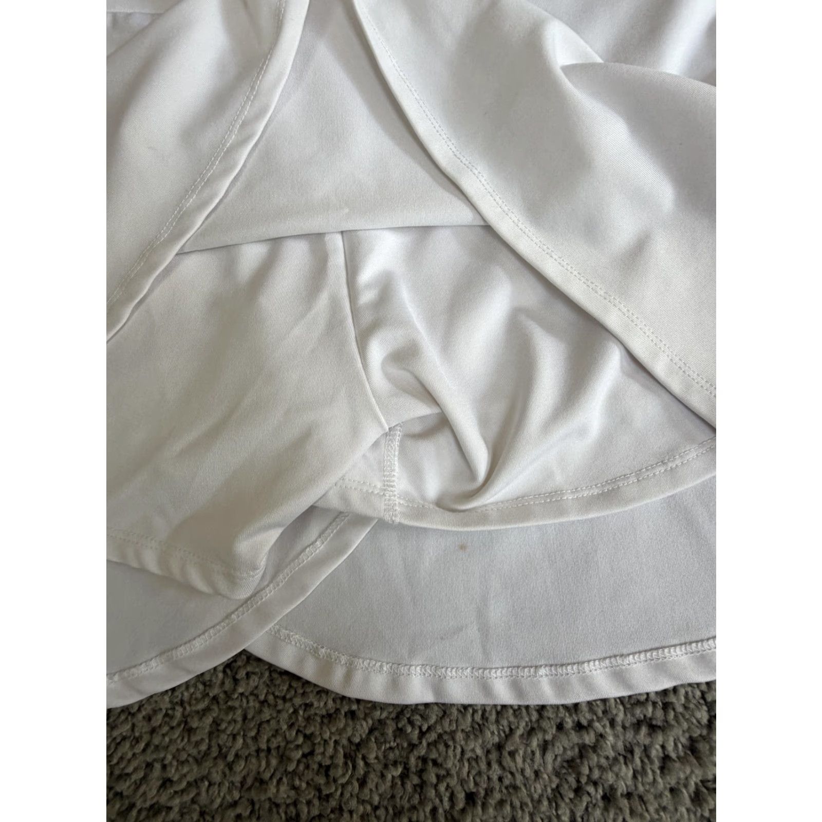 Fila FILA Skort Womens XL White Athletic Tennis Pull On Lined Tagless Elastic Waist Size ONE SIZE - 6 Thumbnail