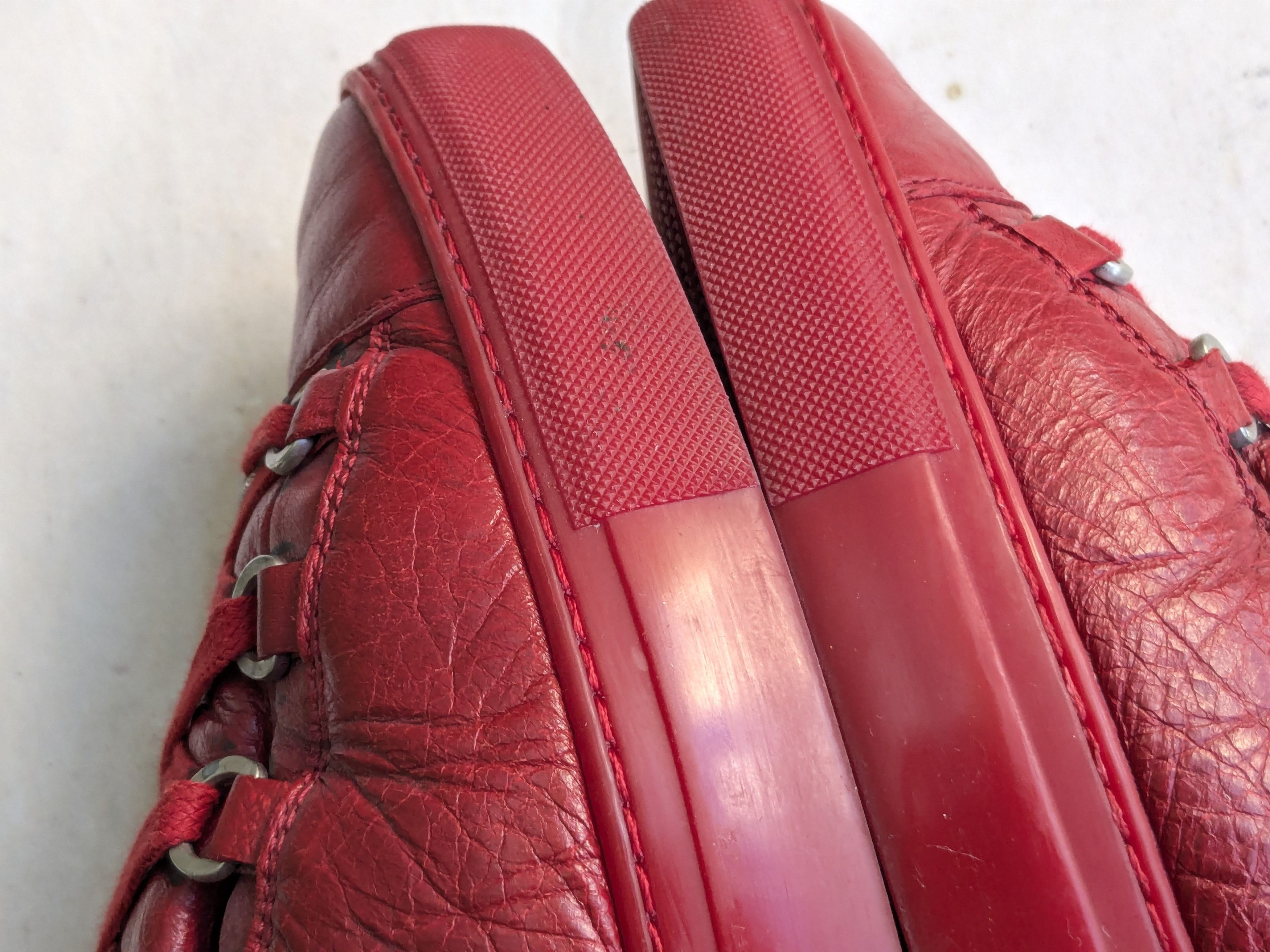 Balenciaga Balenciaga Arena Red 11 High Tops Leather Size US 11 / EU 44 - 8 Thumbnail