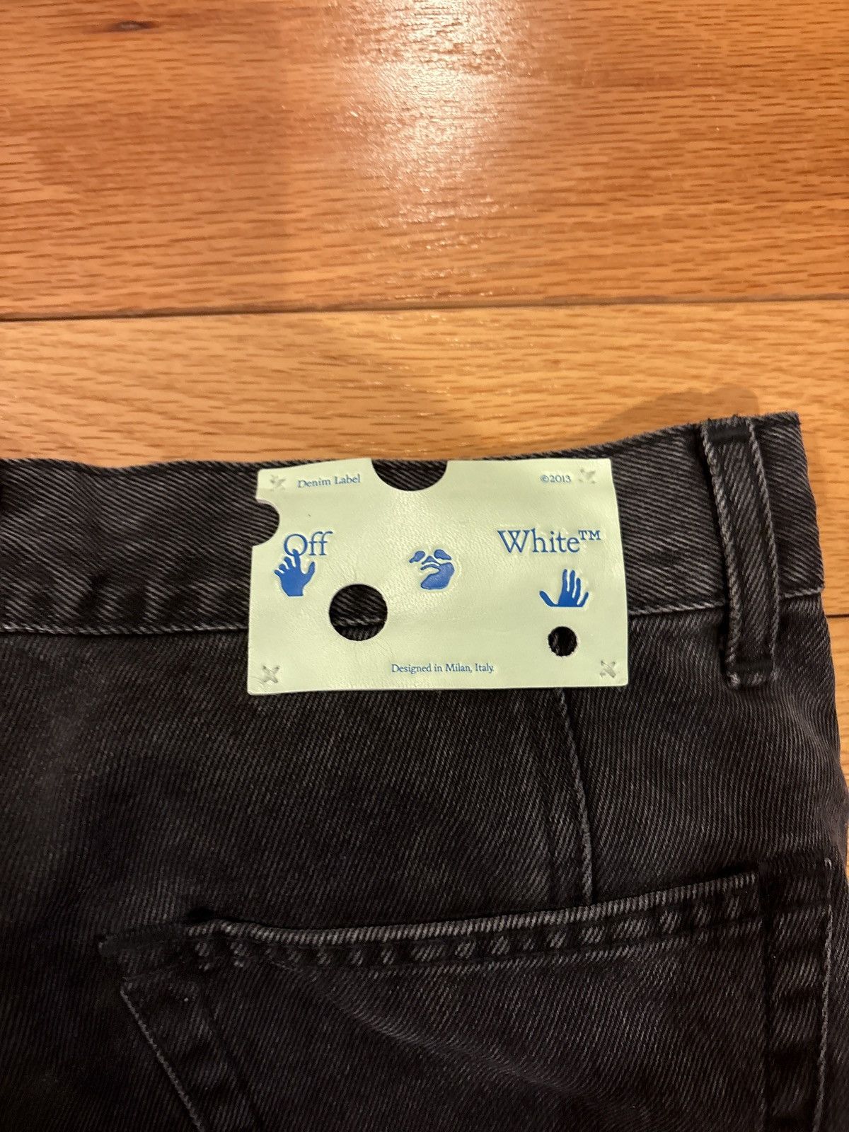 Off-White Black Off White Abloh Jeans Size US 30 / EU 46 - 3 Thumbnail