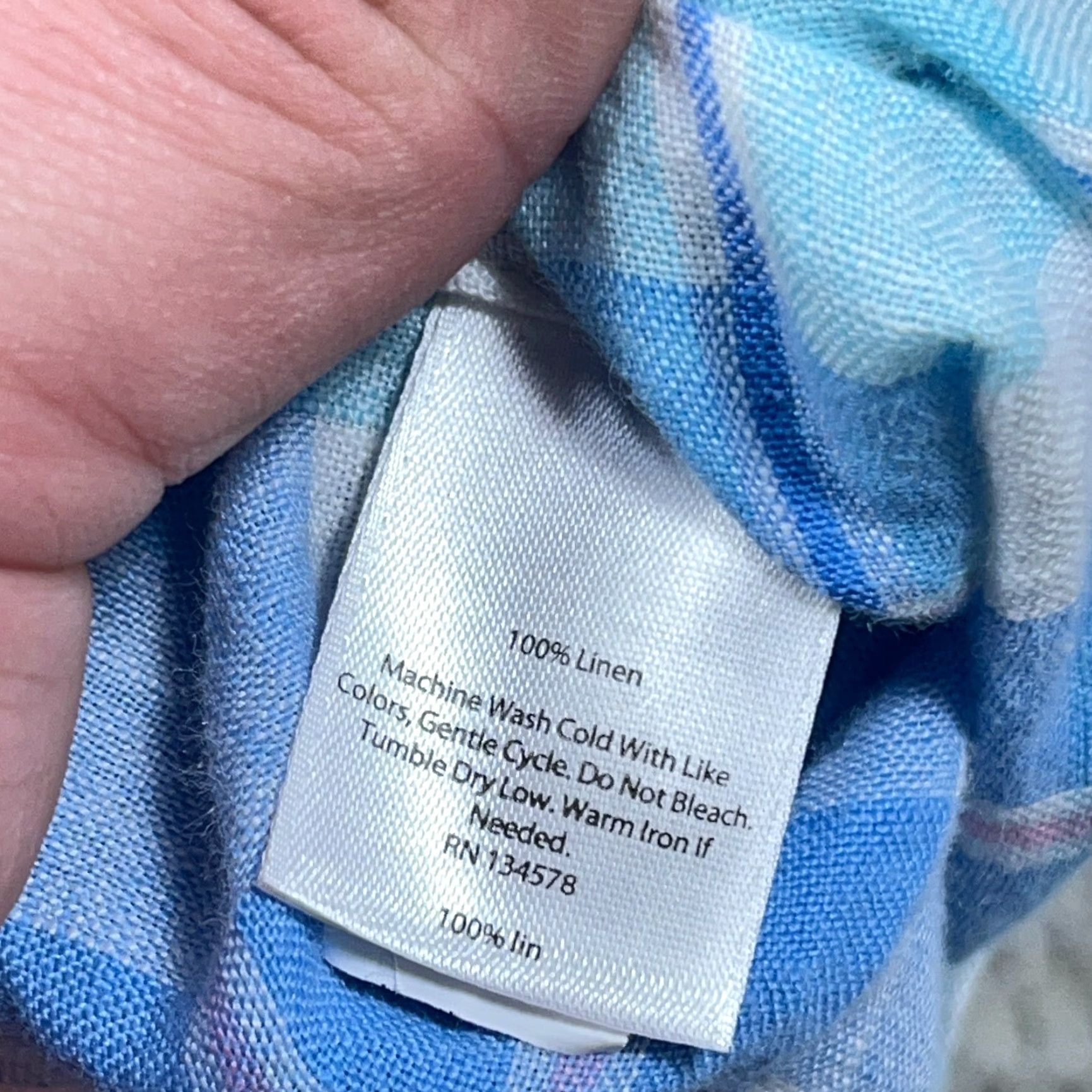 Vineyard Vines Vineyard Vines Shirt Men Large Blue Plaid Tucker Button Up Size US L / EU 52-54 / 3 - 3 Thumbnail