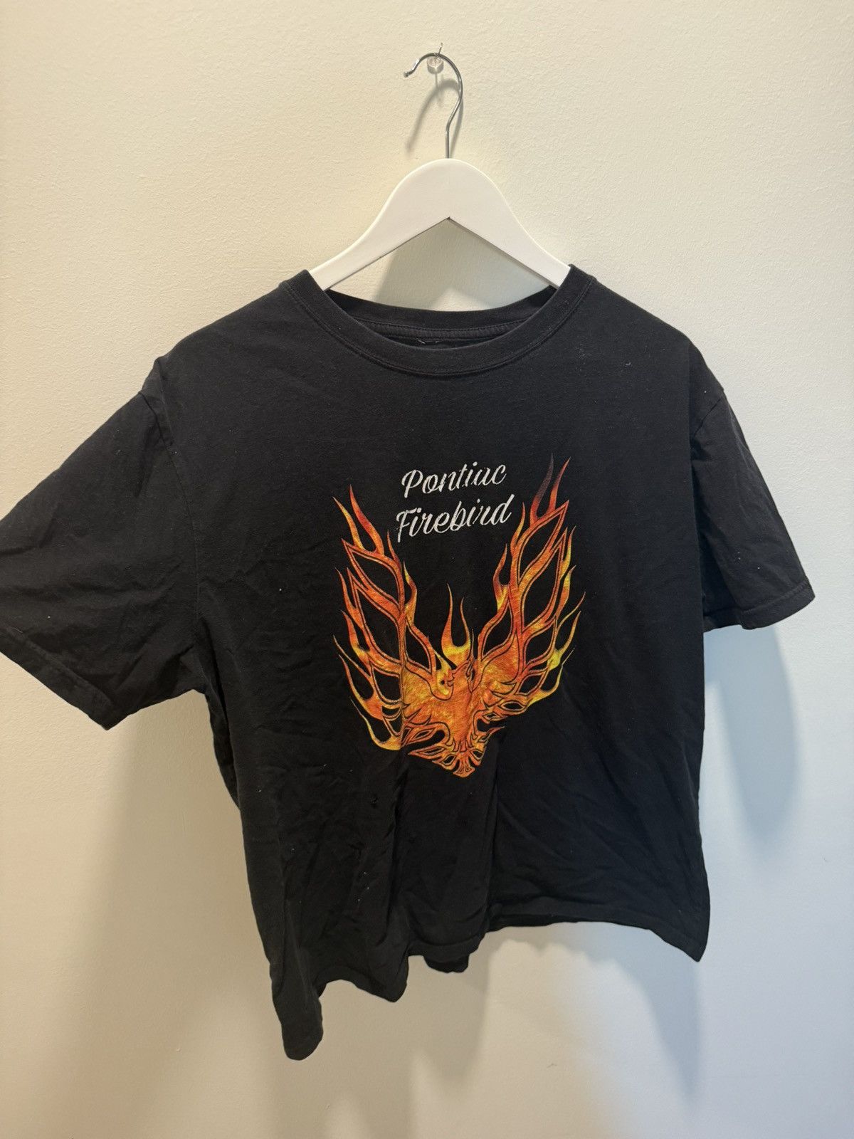 Vintage SICK THRASHED PONTIAC FIREBIRD FLAMES TEE Size US XL / EU 56 / 4 - 4 Thumbnail