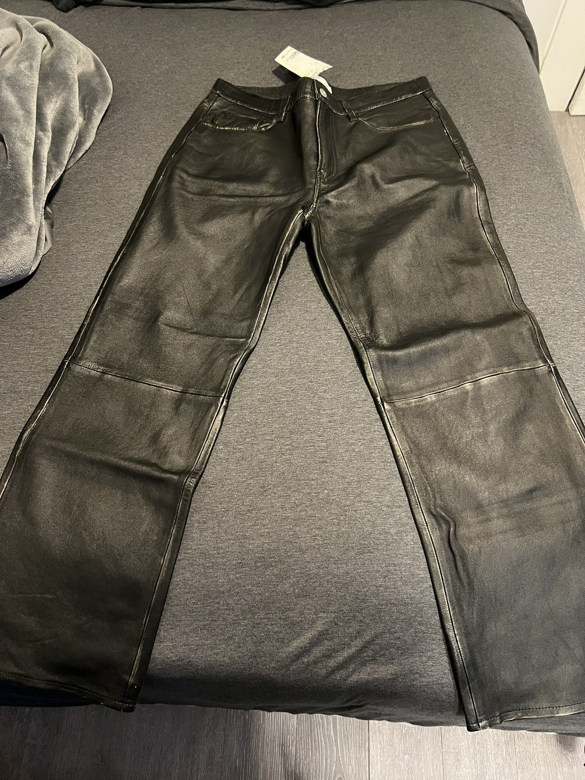 H&M H&M Atelier Leather Pants - PREMIUM LINE Size US 34 / EU 50 - 4 Thumbnail
