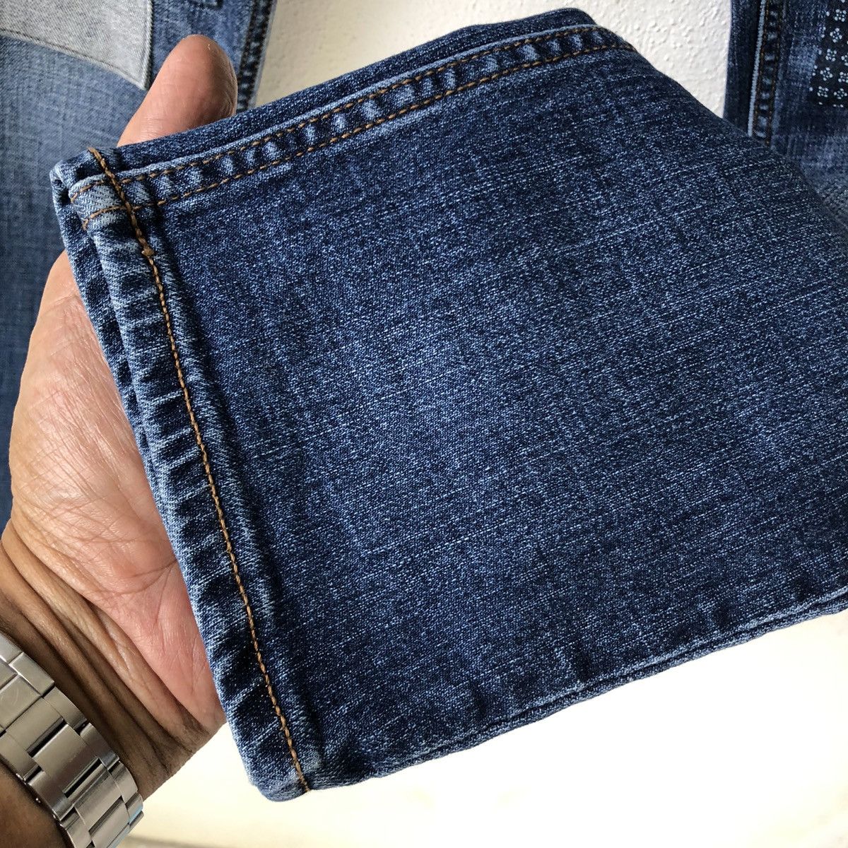 Old Navy OLD NAVY Distressed Patchwork Skinny Jeans Size 30" / US 8 / IT 44 - 11 Thumbnail