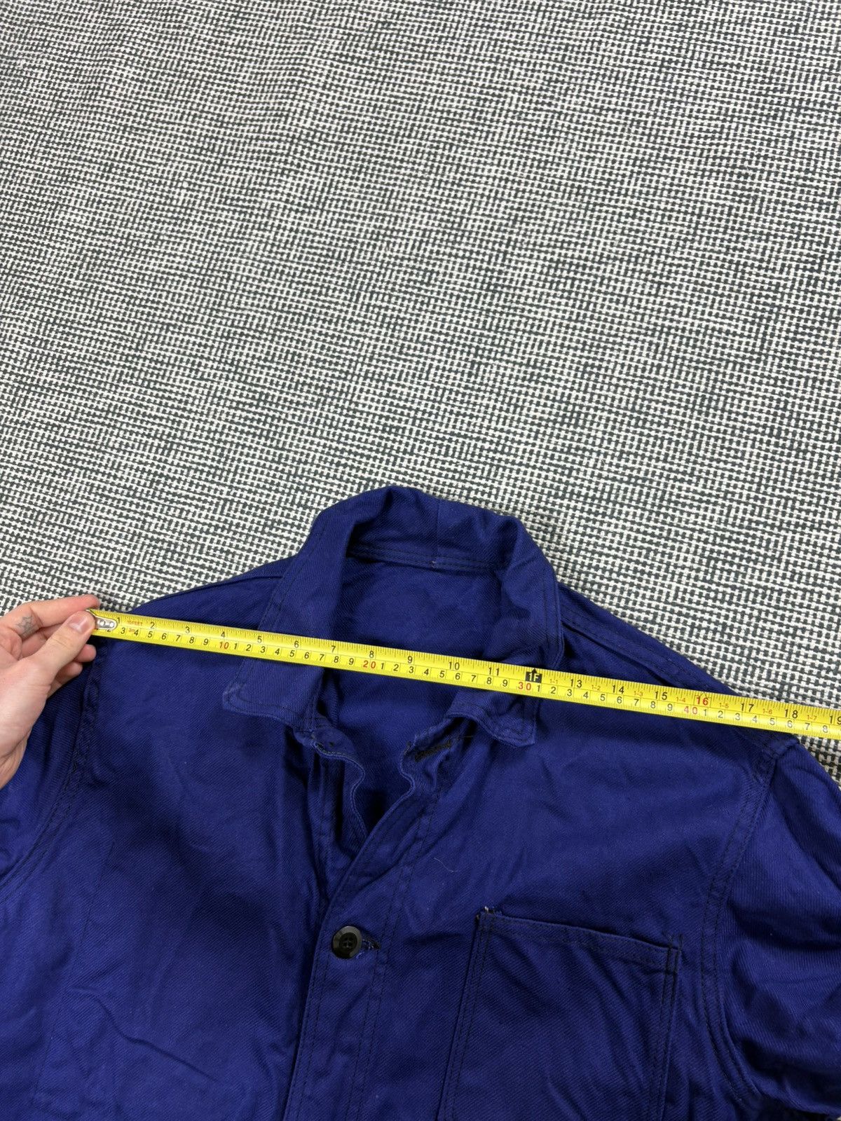 Le Laboureur vintage French chore coat jacket workwear sanfor Size US M / EU 48-50 / 2 - 10 Thumbnail