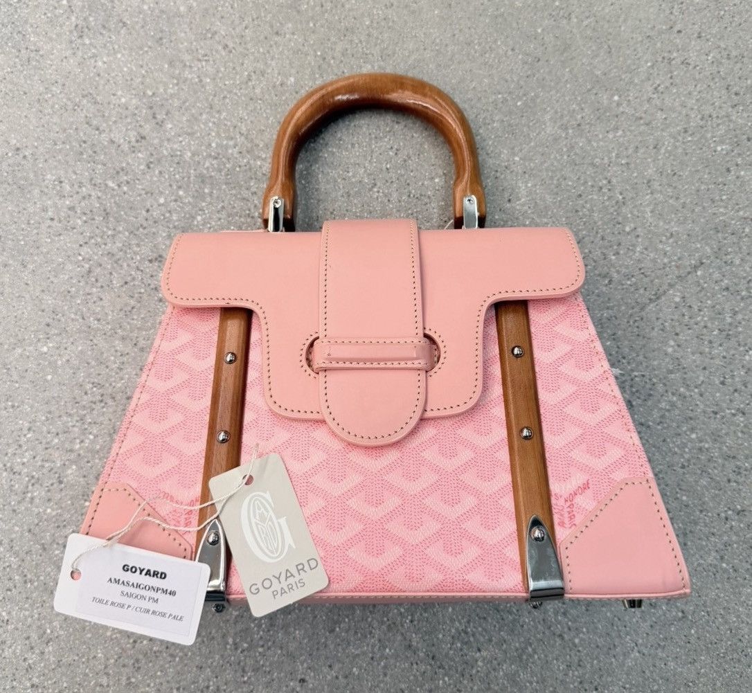 Goyard Goyard Pink Purse RARE 2008 PM Saigon Sakura Pearl Japan Size ONE SIZE - 1 Thumbnail