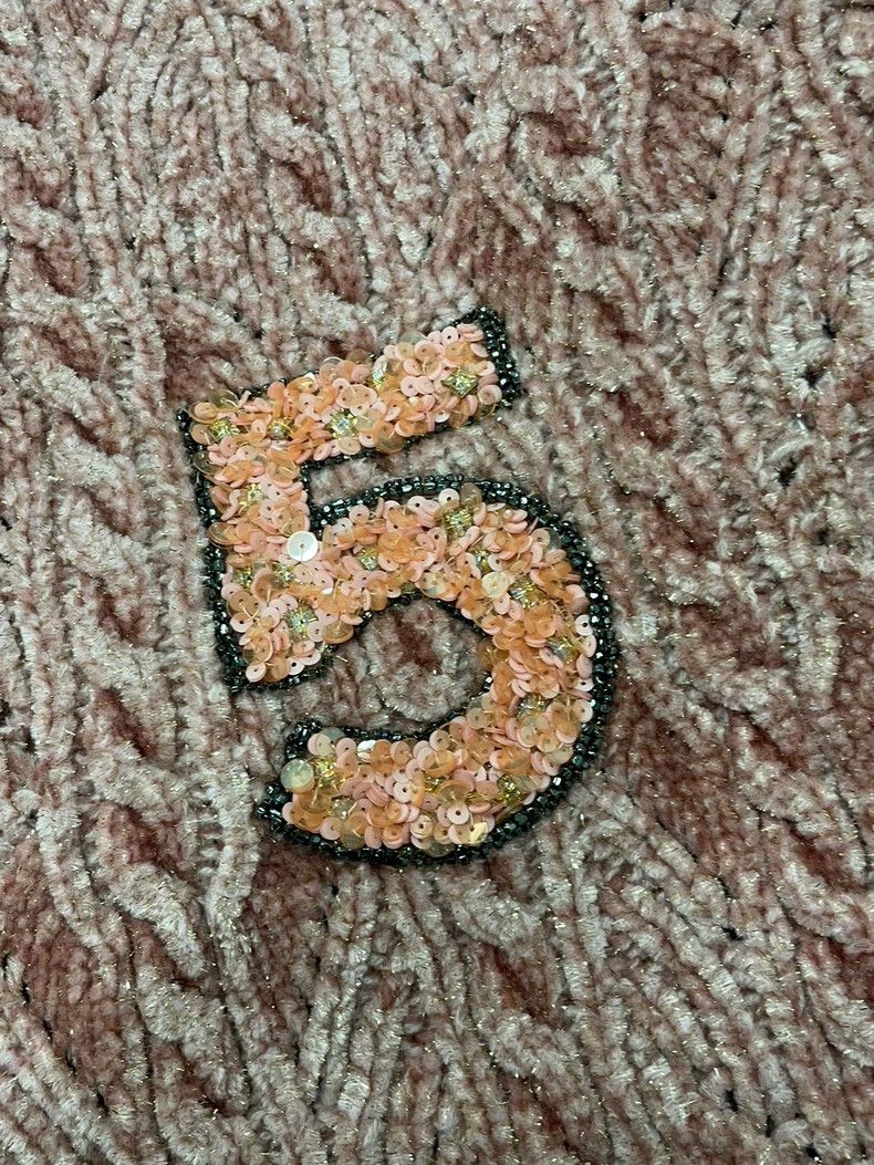 Chanel chanel Pink and gold velvet medium-length cardigan coat Size XS / US 0-2 / IT 36-38 - 2 Thumbnail