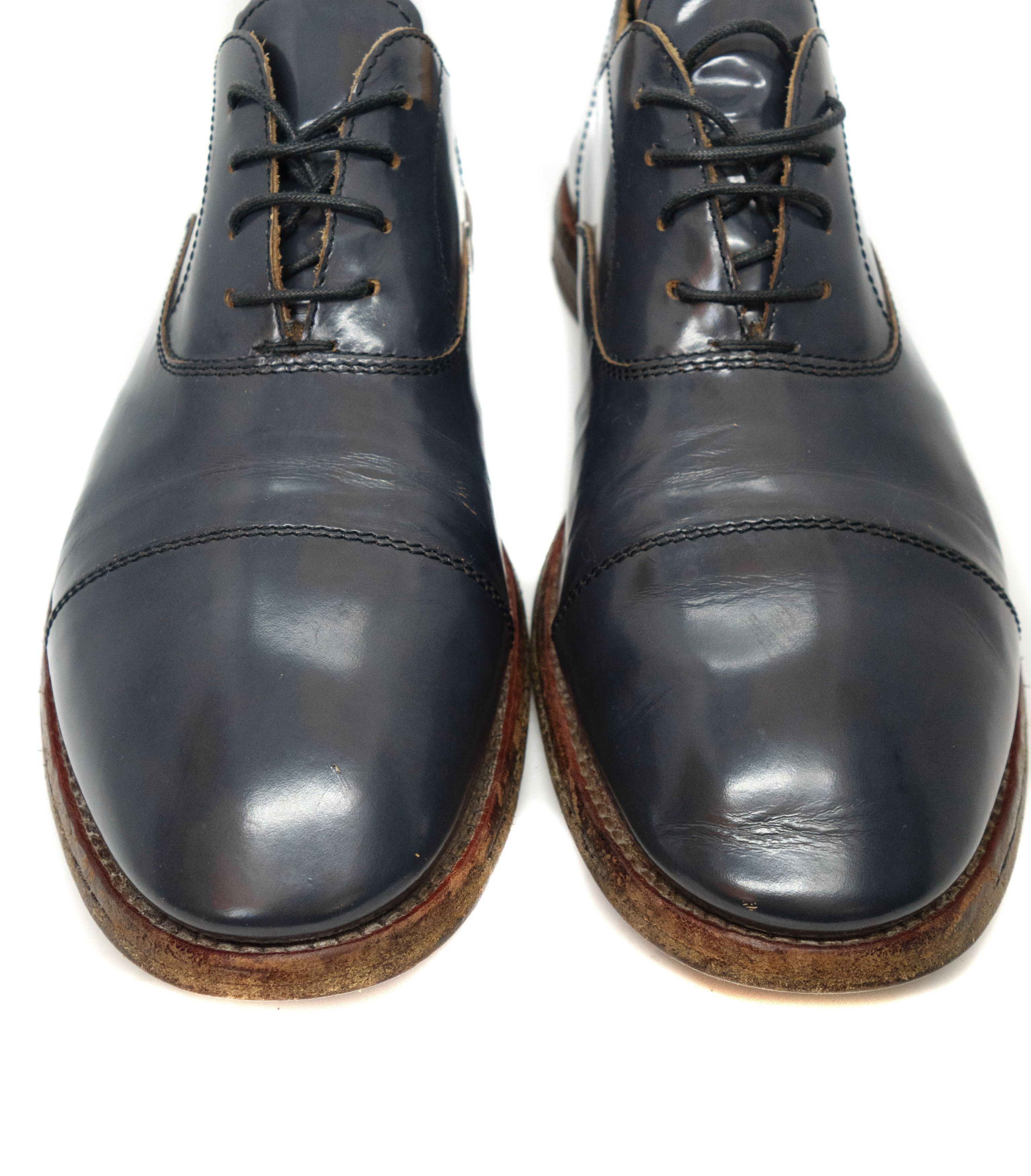 MoMA Classic Cap-Toe Oxford Leather Shoes Size US 9.5 / EU 42-43 - 5 Thumbnail