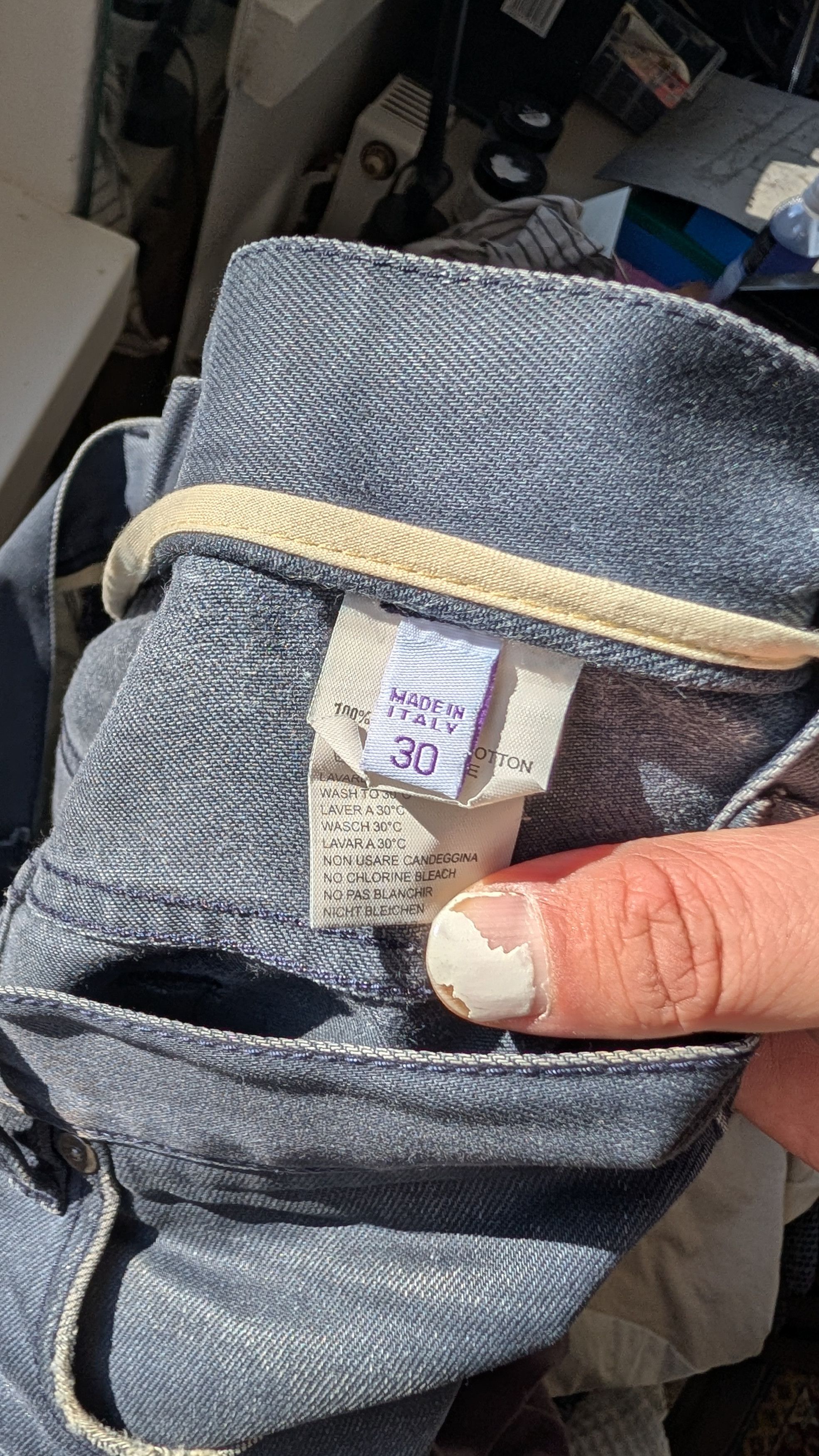 Other Purple de Nîmes - Italian luxury jeans Size US 30 / EU 46 - 9 Thumbnail