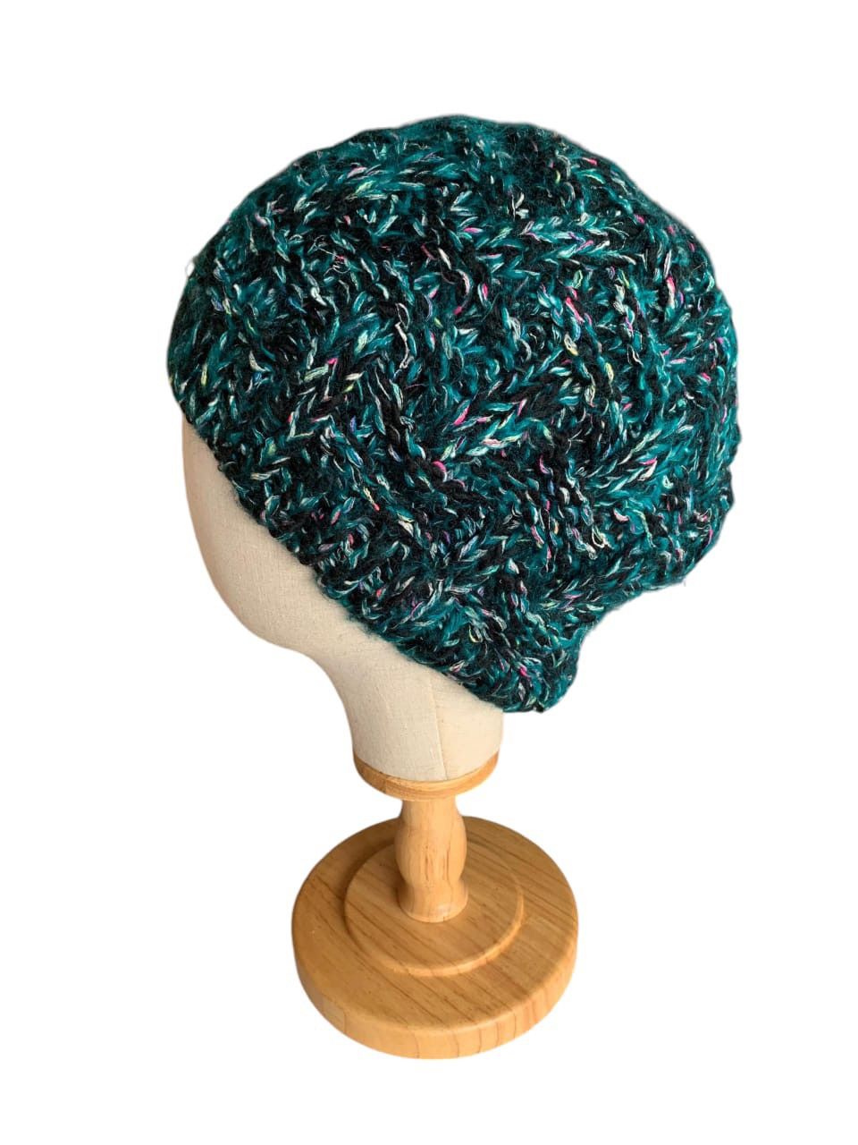 Japanese Brand × Kapital × Vintage HIPPIES STYLE Crochet knitted Beanie Hat Size ONE SIZE - 4 Thumbnail