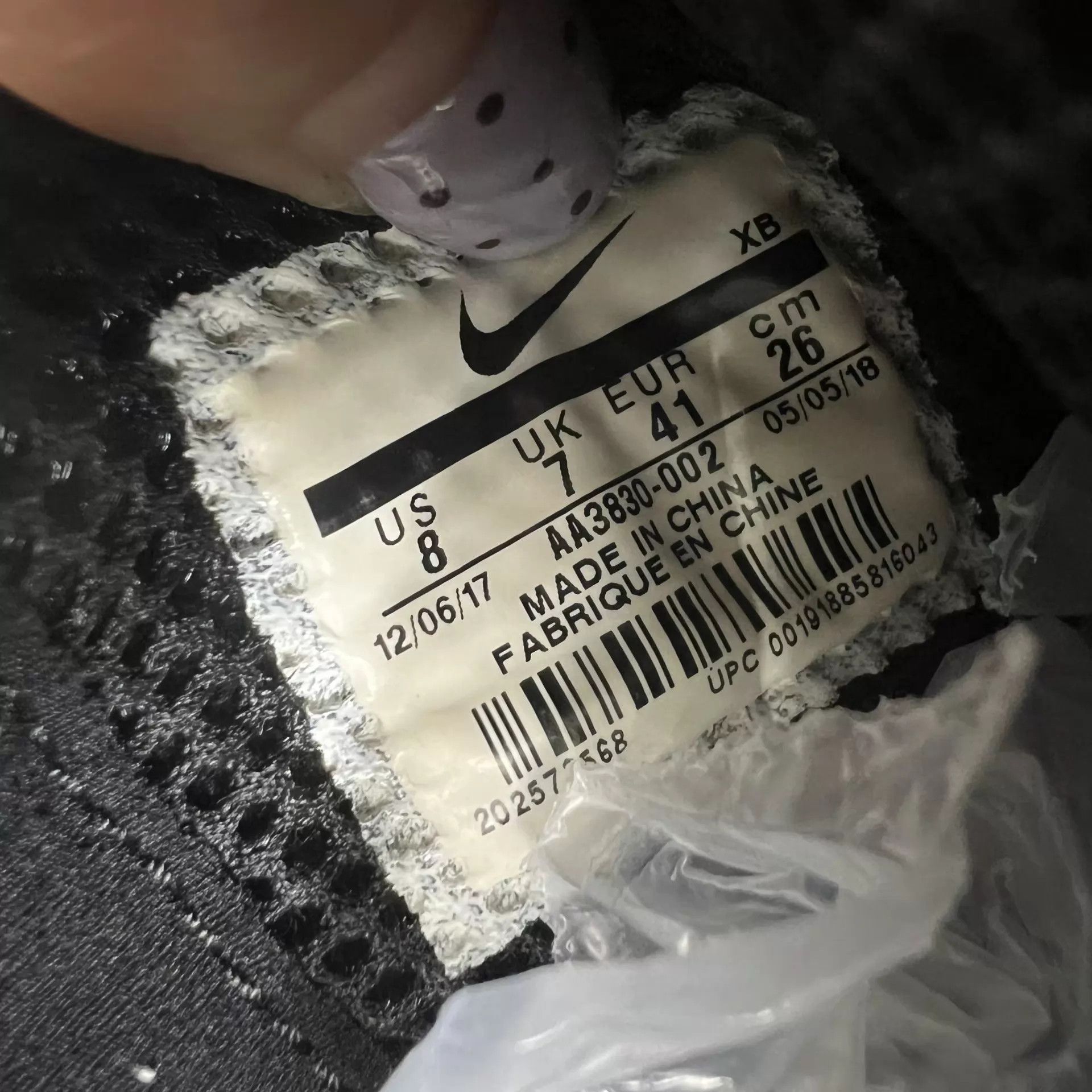 Off-White OW Presto Black Size 41 Like New Size US 8 / EU 41 - 8 Thumbnail