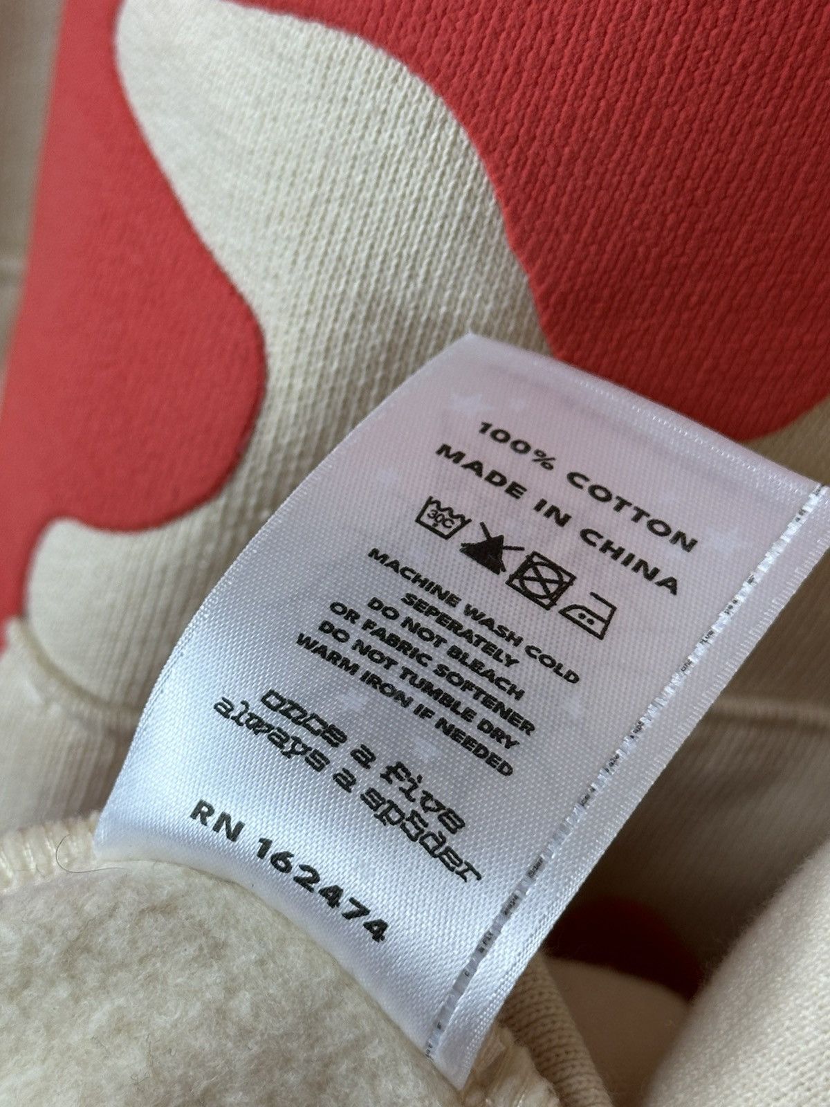 Sp5der Sp5der Worldwide Cream Beluga Hoodie Size US L / EU 52-54 / 3 - 10 Thumbnail