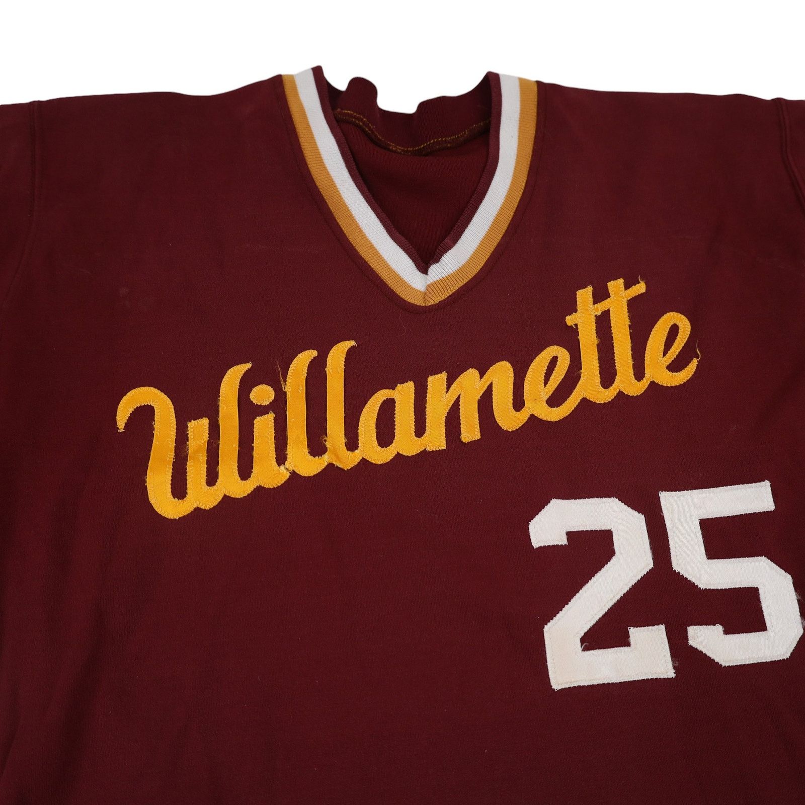 Russell Athletic × Vintage Vintage Russell Athletics Willamette Script All Sewn Jersey Size US L / EU 52-54 / 3 - 5 Thumbnail