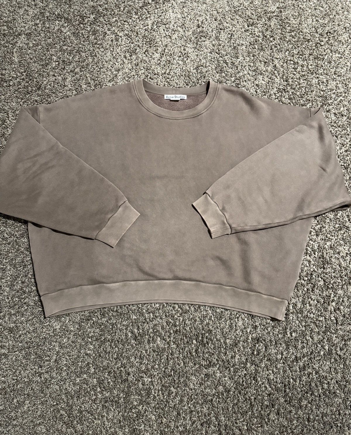 Acne Studios Acne Studios Brown Logo Patch Sweatshirt Crewneck Size US M / EU 48-50 / 2 - 4 Thumbnail