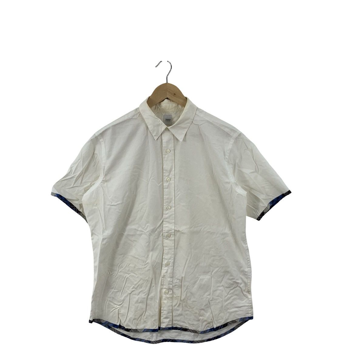 Vintage Vintage Minimalist Short Sleeve Button-Up Shirt Clean Classi Size US M / EU 48-50 / 2 - 3 Thumbnail